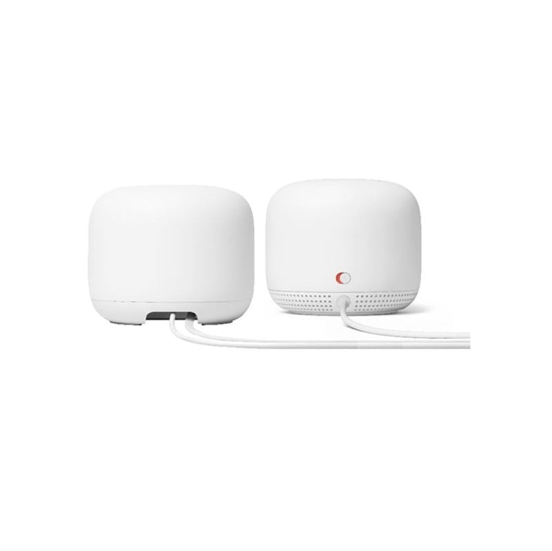 Nest Wifi Google &Lt;H1&Gt;Google Nest Wifi Mesh Router (Ac2200) And 1 Point With Google Assistant - 2 Pack - Snow&Lt;/H1&Gt; &Lt;Div Class=&Quot;Long-Description-Container Body-Copy &Quot;&Gt; &Lt;Div Class=&Quot;Html-Fragment&Quot;&Gt; &Lt;Div&Gt; &Lt;Div&Gt;Nest Wifi Blankets Your Whole Home In Fast, Reliable Wi-Fi.¹ With Up To 3800 Sq. Ft. Of Coverage, It Automatically Updates Itself To Get New Features And Help Your Network Stay Safe. And Nest Wifi Points Have A Speaker With The Google Assistant For Extra Help Around The House.&Lt;/Div&Gt; &Lt;Div&Gt; &Lt;Div Class=&Quot;Feature-Body-Container&Quot;&Gt; &Lt;Div Class=&Quot;Features-List-Container&Quot;&Gt; &Lt;Div Class=&Quot;Features-List All-Features&Quot;&Gt; &Lt;Div Class=&Quot;List-Row&Quot;&Gt; &Lt;H4 Class=&Quot;Feature-Title Body-Copy V-Fw-Medium&Quot;&Gt;Scalable Whole Home Wi-Fi System&Lt;/H4&Gt; &Lt;P Class=&Quot;Body-Copy&Quot;&Gt;Provides Up To 3800 Square Feet Of Fast, Reliable Wi-Fi Coverage For Your Home. Handles Up To 200 Connected Devices, And Fast Enough To Stream Multiple 4K Videos At A Time.¹&Lt;/P&Gt; &Lt;/Div&Gt; &Lt;Div Class=&Quot;List-Row&Quot;&Gt; &Lt;H4 Class=&Quot;Feature-Title Body-Copy V-Fw-Medium&Quot;&Gt;Wireless-Ac Technology&Lt;/H4&Gt; &Lt;P Class=&Quot;Body-Copy&Quot;&Gt;Features Two Wireless Bands (2.4Ghz And 5Ghz) For Faster Wireless Performance.&Lt;/P&Gt; &Lt;/Div&Gt; &Lt;Div Class=&Quot;List-Row&Quot;&Gt; &Lt;H4 Class=&Quot;Feature-Title Body-Copy V-Fw-Medium&Quot;&Gt;Up To 2.2 Gbps Data Transfer Speed&Lt;/H4&Gt; &Lt;P Class=&Quot;Body-Copy&Quot;&Gt;For Fast, Efficient Operation.&Lt;/P&Gt; &Lt;/Div&Gt; &Lt;/Div&Gt; &Lt;/Div&Gt; &Lt;/Div&Gt; &Lt;/Div&Gt; &Lt;/Div&Gt; &Lt;/Div&Gt; &Lt;/Div&Gt; Google Nest Google Nest Wifi Mesh Router (Ac2200) And 1 Point With Google Assistant - 2 Pack - Snow