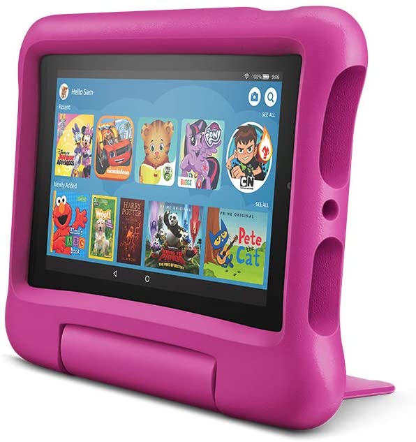510B5Twnp9L. Ac Sl1000 Amazon &Lt;H1&Gt;Fire 7 Kids Edition Tablet, 7&Quot; Display, 16 Gb, Easy-To-Use Parental Controls, Pink Kid-Proof Case&Lt;/H1&Gt; &Lt;Span Class=&Quot;A-List-Item&Quot;&Gt;Stream Through Wi-Fi Or View Downloaded Content On The Go With 16 Gb Of Internal Storage And Up To 7 Hours Of Reading, Browsing The Web, Watching Video, And Listening To Music. Add A Microsd Card For Up To 512 Gb Of Expandable Storage.&Lt;/Span&Gt; Fire 7 Kids Edition Tablet, 7&Quot; Display, 16 Gb, Easy-To-Use Parental Controls, Pink Kid-Proof Case