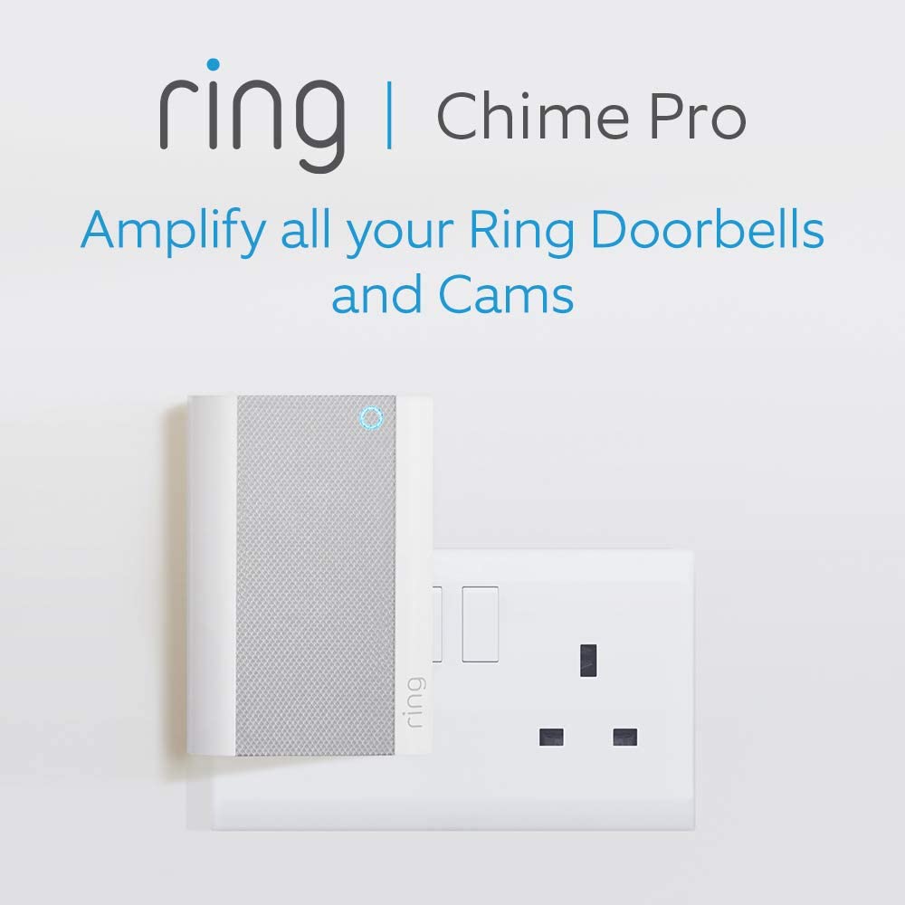 511Jyitvxtl. Ac Sl1000 Ring &Nbsp; Ring Chime Pro Connects To Your Ring Doorbells And Cams So You Can Hear Real-Time Notifications In Your Home. Enjoy A Sleek Design Complete With A Cozy Glow From The Built-In Nightlight. Plus, Extend Your Wifi To Your Ring Devices To Stay Online And Reduce Dead Zones. &Lt;Ul&Gt; &Lt;Li&Gt;&Lt;Span Class=&Quot;A-List-Item&Quot;&Gt;Bring Flexibility, Convenience And Peace Of Mind To Your Home With Chime Pro, A Three-In-One Solution That Includes A Wi-Fi Extender For Your Ring Doorbells And Cameras, Nightlight And Chime Box. &Lt;/Span&Gt;&Lt;/Li&Gt; &Lt;Li&Gt;&Lt;Span Class=&Quot;A-List-Item&Quot;&Gt; Hear Real-Time Notifications When Motion Is Triggered, Or When Someone Presses Your Ring Video Doorbell. &Lt;/Span&Gt;&Lt;/Li&Gt; &Lt;Li&Gt;&Lt;Span Class=&Quot;A-List-Item&Quot;&Gt; Includes A Built-In Nightlight That Automatically Turns On For Added Peace Of Mind. &Lt;/Span&Gt;&Lt;/Li&Gt; &Lt;Li&Gt;&Lt;Span Class=&Quot;A-List-Item&Quot;&Gt; Easily Set It Up By Plugging It Into A Standard Power Socket And Connecting Via Wi-Fi. &Lt;/Span&Gt;&Lt;/Li&Gt; &Lt;Li&Gt;&Lt;Span Class=&Quot;A-List-Item&Quot;&Gt; Choose From A Variety Of Chime Tones, Adjust The Volume To Your Ideal Setting, And Turn On Do Not Disturb Mode, All From The Ring App. &Lt;/Span&Gt;&Lt;/Li&Gt; &Lt;Li&Gt;&Lt;Span Class=&Quot;A-List-Item&Quot;&Gt; A Chime Pro Is The Simplest Way To Expand And Improve Coverage Only To Your Ring Doorbells And Cameras, Directly From Your Ring App. &Lt;/Span&Gt;&Lt;/Li&Gt; &Lt;Li&Gt;&Lt;Span Class=&Quot;A-List-Item&Quot;&Gt; Connectivity - 802.11 B/G/N Wifi Connection. Dual-Band At 2.4 Ghz Or 5.0Ghz &Lt;/Span&Gt;&Lt;/Li&Gt; &Lt;/Ul&Gt; &Nbsp; Ring Chime Pro, White