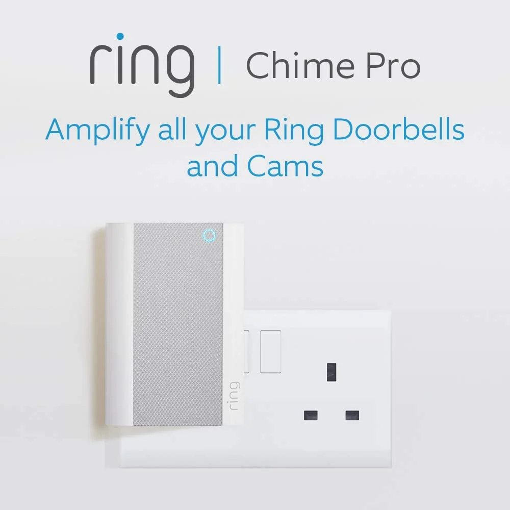 511Jyitvxtl. Ac Sl1000 Ring &Nbsp; Ring Chime Pro Connects To Your Ring Doorbells And Cams So You Can Hear Real-Time Notifications In Your Home. Enjoy A Sleek Design Complete With A Cozy Glow From The Built-In Nightlight. Plus, Extend Your Wifi To Your Ring Devices To Stay Online And Reduce Dead Zones. &Lt;Ul&Gt; &Lt;Li&Gt;&Lt;Span Class=&Quot;A-List-Item&Quot;&Gt;Bring Flexibility, Convenience And Peace Of Mind To Your Home With Chime Pro, A Three-In-One Solution That Includes A Wi-Fi Extender For Your Ring Doorbells And Cameras, Nightlight And Chime Box. &Lt;/Span&Gt;&Lt;/Li&Gt; &Lt;Li&Gt;&Lt;Span Class=&Quot;A-List-Item&Quot;&Gt; Hear Real-Time Notifications When Motion Is Triggered, Or When Someone Presses Your Ring Video Doorbell. &Lt;/Span&Gt;&Lt;/Li&Gt; &Lt;Li&Gt;&Lt;Span Class=&Quot;A-List-Item&Quot;&Gt; Includes A Built-In Nightlight That Automatically Turns On For Added Peace Of Mind. &Lt;/Span&Gt;&Lt;/Li&Gt; &Lt;Li&Gt;&Lt;Span Class=&Quot;A-List-Item&Quot;&Gt; Easily Set It Up By Plugging It Into A Standard Power Socket And Connecting Via Wi-Fi. &Lt;/Span&Gt;&Lt;/Li&Gt; &Lt;Li&Gt;&Lt;Span Class=&Quot;A-List-Item&Quot;&Gt; Choose From A Variety Of Chime Tones, Adjust The Volume To Your Ideal Setting, And Turn On Do Not Disturb Mode, All From The Ring App. &Lt;/Span&Gt;&Lt;/Li&Gt; &Lt;Li&Gt;&Lt;Span Class=&Quot;A-List-Item&Quot;&Gt; A Chime Pro Is The Simplest Way To Expand And Improve Coverage Only To Your Ring Doorbells And Cameras, Directly From Your Ring App. &Lt;/Span&Gt;&Lt;/Li&Gt; &Lt;Li&Gt;&Lt;Span Class=&Quot;A-List-Item&Quot;&Gt; Connectivity - 802.11 B/G/N Wifi Connection. Dual-Band At 2.4 Ghz Or 5.0Ghz &Lt;/Span&Gt;&Lt;/Li&Gt; &Lt;/Ul&Gt; &Nbsp; Ring Chime Pro Ring Chime Pro, White