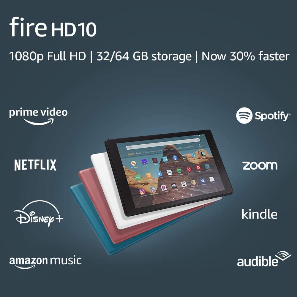 61Icm3Gqtl. Ac Sl1000 Amazon &Lt;H1&Gt;Fire Hd 10 Tablet (10.1&Quot; 1080P Full Hd Display, 32 Gb) – Plum&Lt;/H1&Gt; &Lt;Ul Class=&Quot;A-Unordered-List A-Vertical A-Spacing-Mini&Quot;&Gt; &Lt;Li&Gt;&Lt;Span Class=&Quot;A-List-Item&Quot;&Gt;10.1&Quot; 1080P Full Hd Display; 32 Or 64 Gb Of Internal Storage (Add Up To 512 Gb With Microsd)&Lt;/Span&Gt;&Lt;/Li&Gt; &Lt;Li&Gt;&Lt;Span Class=&Quot;A-List-Item&Quot;&Gt;Now 30% Faster Thanks To The New 2.0 Ghz Octa-Core Processor And 2 Gb Of Ram&Lt;/Span&Gt;&Lt;/Li&Gt; &Lt;Li&Gt;&Lt;Span Class=&Quot;A-List-Item&Quot;&Gt;Longer Battery Life—Up To 12 Hours Of Reading, Browsing The Web, Watching Video, And Listening To Music&Lt;/Span&Gt;&Lt;/Li&Gt; &Lt;Li&Gt;&Lt;Span Class=&Quot;A-List-Item&Quot;&Gt;Hands-Free With Alexa, Including On/Off Toggle&Lt;/Span&Gt;&Lt;/Li&Gt; &Lt;Li&Gt;&Lt;Span Class=&Quot;A-List-Item&Quot;&Gt;2 Mp Front And Rear-Facing Cameras With 720P Hd Video Recording&Lt;/Span&Gt;&Lt;/Li&Gt; &Lt;Li&Gt;&Lt;Span Class=&Quot;A-List-Item&Quot;&Gt;Dual-Band, Enhanced Wi-Fi&Lt;/Span&Gt;&Lt;/Li&Gt; &Lt;Li&Gt;&Lt;Span Class=&Quot;A-List-Item&Quot;&Gt;Now With Usb-C And Faster Charging.  Includes A Usb-C Cable &Amp; 9W Power Adapter In The Box.&Lt;/Span&Gt;&Lt;/Li&Gt; &Lt;Li&Gt;&Lt;Span Class=&Quot;A-List-Item&Quot;&Gt;Enjoy Millions Of Movies, Tv Episodes, Songs, Books, Apps, And Games&Lt;/Span&Gt;&Lt;/Li&Gt; &Lt;Li&Gt;&Lt;Span Class=&Quot;A-List-Item&Quot;&Gt;Picture-In-Picture Viewing With Netflix, Starz, Pinterest, Mlb At Bat And More.&Lt;/Span&Gt;&Lt;/Li&Gt; &Lt;/Ul&Gt; &Lt;Div Class=&Quot;A-Row A-Expander-Container A-Expander-Inline-Container&Quot; Aria-Live=&Quot;Polite&Quot;&Gt; &Lt;H1 Class=&Quot;A-Expander-Content A-Expander-Extend-Content A-Expander-Content-Expanded&Quot; Aria-Expanded=&Quot;True&Quot;&Gt;Included In The Box:&Lt;/H1&Gt; &Lt;Div Class=&Quot;A-Expander-Content A-Expander-Extend-Content A-Expander-Content-Expanded&Quot; Aria-Expanded=&Quot;True&Quot;&Gt;Fire Hd 10 Tablet, Usb-C (2.0) Cable, 9W Power Adapter, And Quick Start Guide&Lt;/Div&Gt; &Lt;Div Aria-Expanded=&Quot;True&Quot;&Gt;&Lt;/Div&Gt; &Lt;Pre Class=&Quot;A-Expander-Content A-Expander-Extend-Content A-Expander-Content-Expanded&Quot; Aria-Expanded=&Quot;True&Quot;&Gt;Generation: 9Th Generation - 2019 Release&Lt;/Pre&Gt; &Lt;/Div&Gt; Fire Hd 10 Tablet Fire Hd 10 Tablet (10.1&Quot; 1080P Full Hd Display, 32 Gb) – Plum