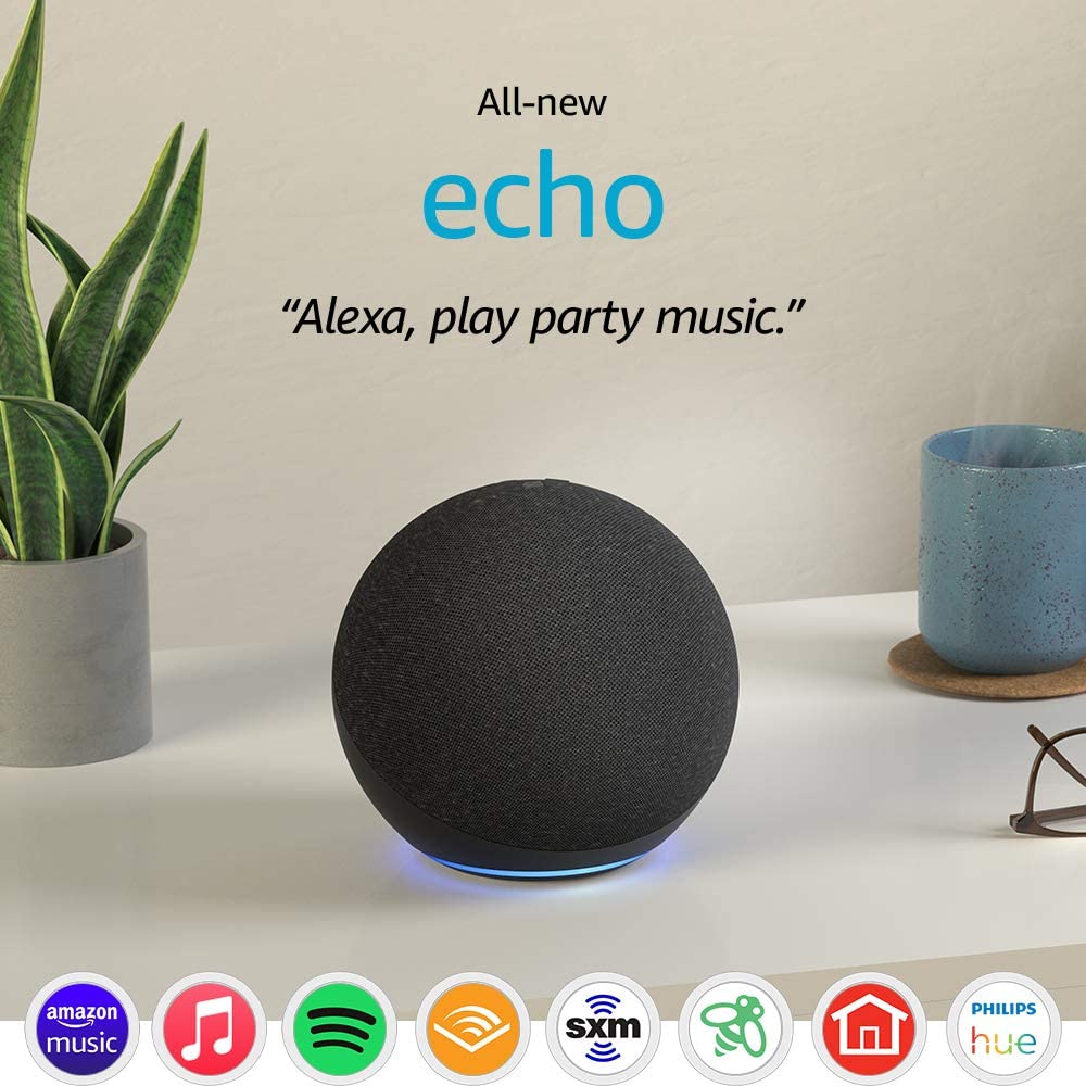 61Vvyg2Url. Ac Sl1000 Amazon &Lt;H1&Gt;All-New Echo (4Th Gen) | With Premium Sound, Smart Home Hub, And Alexa | Charcoal&Lt;/H1&Gt; &Lt;Ul Class=&Quot;A-Unordered-List A-Vertical A-Spacing-Mini&Quot;&Gt; &Lt;Li&Gt;&Lt;Span Class=&Quot;A-List-Item&Quot;&Gt;New Look, New Sound - Echo Delivers Clear Highs, Dynamic Mids, And Deep Bass For Rich, Detailed Sound That Automatically Adapts To Any Room.&Lt;/Span&Gt;&Lt;/Li&Gt; &Lt;Li&Gt;&Lt;Span Class=&Quot;A-List-Item&Quot;&Gt;Voice Control Your Entertainment - Stream Songs From Amazon Music, Apple Music, Spotify, Siriusxm, And More. Plus Listen To Radio Stations, Podcasts, And Audible Audiobooks.&Lt;/Span&Gt;&Lt;/Li&Gt; &Lt;Li&Gt;&Lt;Span Class=&Quot;A-List-Item&Quot;&Gt;Ready To Help - Ask Alexa To Play Music, Answer Questions, Play The News, Check The Weather, Set Alarms, Control Compatible Smart Home Devices, And More.&Lt;/Span&Gt;&Lt;/Li&Gt; &Lt;Li&Gt;&Lt;Span Class=&Quot;A-List-Item&Quot;&Gt;Smart Homemade Simple - With The Built-In Hub, Easily Set Up Compatible Zigbee Devices Or Ring Smart Lighting Products (Coming Soon) To Voice Control Lights, Locks, And Sensors.&Lt;/Span&Gt;&Lt;/Li&Gt; &Lt;Li&Gt;&Lt;Span Class=&Quot;A-List-Item&Quot;&Gt;Fill Your Home With Sound - With Multi-Room Music, Play Synchronized Music Across Echo Devices In Different Rooms. Or Pair Your Echo With Compatible Fire Tv Devices To Feel Scenes Come To Life With Home Theater Audio.&Lt;/Span&Gt;&Lt;/Li&Gt; &Lt;Li&Gt;&Lt;Span Class=&Quot;A-List-Item&Quot;&Gt;Connect With Others - Call Almost Anyone Hands-Free. Instantly Drop In On Other Rooms Or Announce To The Whole House That Dinner'S Ready.&Lt;/Span&Gt;&Lt;/Li&Gt; &Lt;Li&Gt;&Lt;Span Class=&Quot;A-List-Item&Quot;&Gt;Designed To Protect Your Privacy - Built With Multiple Layers Of Privacy Protections And Controls, Including A Microphone Off Button That Electronically Disconnects The Microphones.&Lt;/Span&Gt;&Lt;/Li&Gt; &Lt;/Ul&Gt; &Lt;H3&Gt;Included In The Box&Lt;/H3&Gt; Echo (4Th Gen), Glacier White Power Adapter (30W), And Quick Start Guide. Echo Home Echo Smart Home Hub 4Th Gen - Charcoal