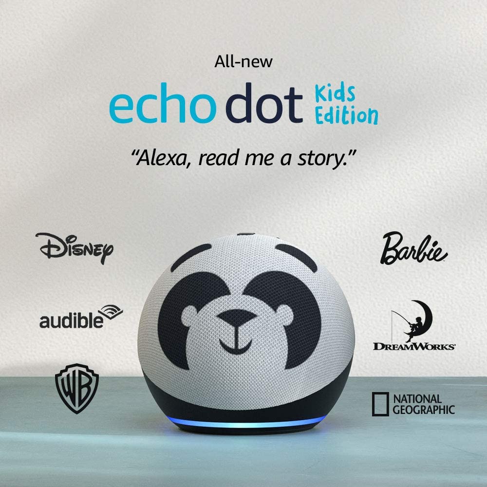 61Ejawtw6Ol. Ac Sl1000 Amazon &Lt;H1&Gt;About The Product:&Lt;/H1&Gt; Meet The All-New Echo Dot Kids Edition - Amazon'S Most Popular Smart Speaker With Alexa, Made For Kids (Not A Toy). The Super-Fun Design Delivers Crisp Vocals And Balanced Bass For Full Sound. &Lt;Ul&Gt; &Lt;Li&Gt;Help Kids Learn And Grow - Kids Can Ask Alexa Questions, Set Alarms, And Get Help With Their Homework.&Lt;/Li&Gt; &Lt;Li&Gt;Easy-To-Use Parental Controls - Set Daily Time Limits, Filter Explicit Songs, And Review Activity In The Amazon Parent Dashboard.&Lt;/Li&Gt; &Lt;Li&Gt;Made For Wild Imaginations - Kids Can Ask Alexa To Play Music, Read Stories, And Call Approved Friends And Family. Designed To Protect Your Family’s Privacy - Echo Dot Kids Edition Is Built With Multiple Layers Of Privacy Protection And Controls, Including A Microphone Off Button That Electronically Disconnects The Microphones.&Lt;/Li&Gt; &Lt;Li&Gt;&Lt;Span Class=&Quot;A-List-Item&Quot;&Gt;Designed To Protect Your Family’s Privacy - Echo Dot Kids Edition Is Built With Multiple Layers Of Privacy Protection And Controls, Including A Microphone Off Button That Electronically Disconnects The Microphones.&Lt;/Span&Gt;&Lt;/Li&Gt; &Lt;/Ul&Gt; Echo Dot Echo Dot (4Th Gen) Kids Edition | Designed For Kids, With Parental Controls | Panda