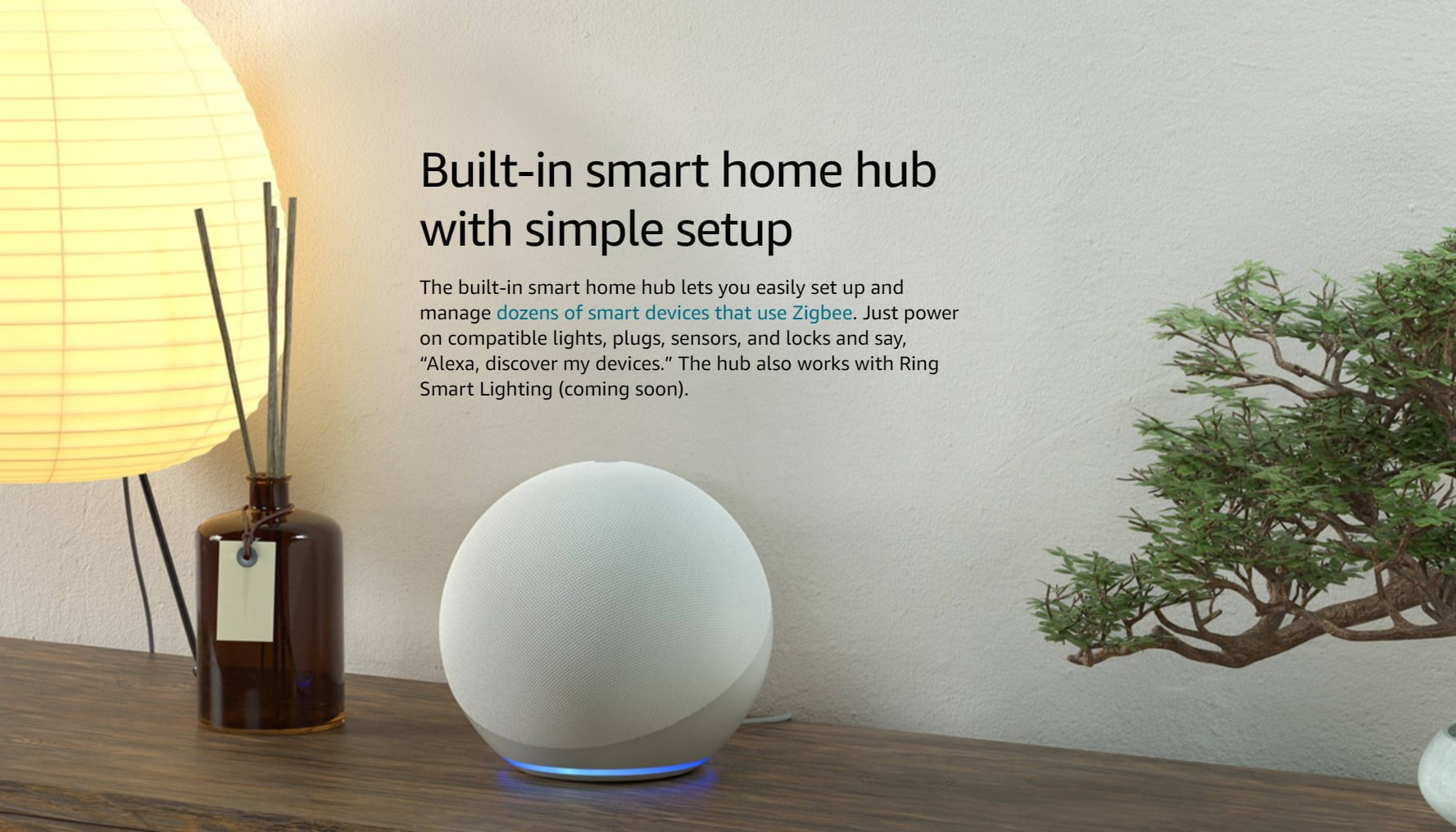 Echo (4th Gen) - Smart Home Hub With Alexa - Twilight Blue