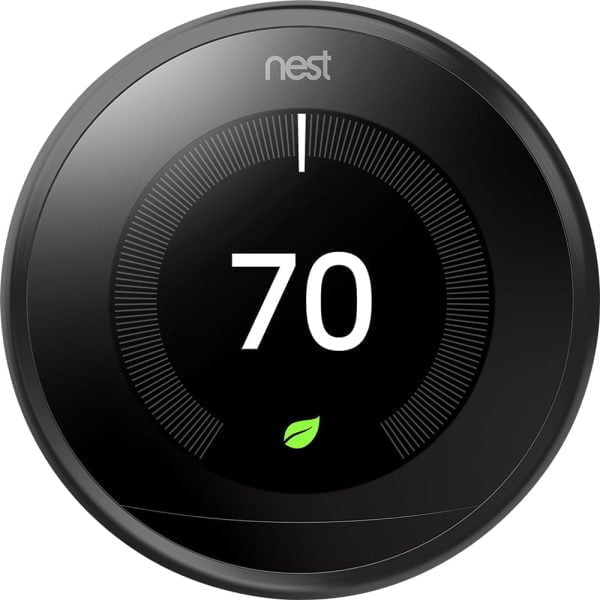 Google Nest Learning Smart Wifi Thermostat 3rd gen - Matt Black T3016US