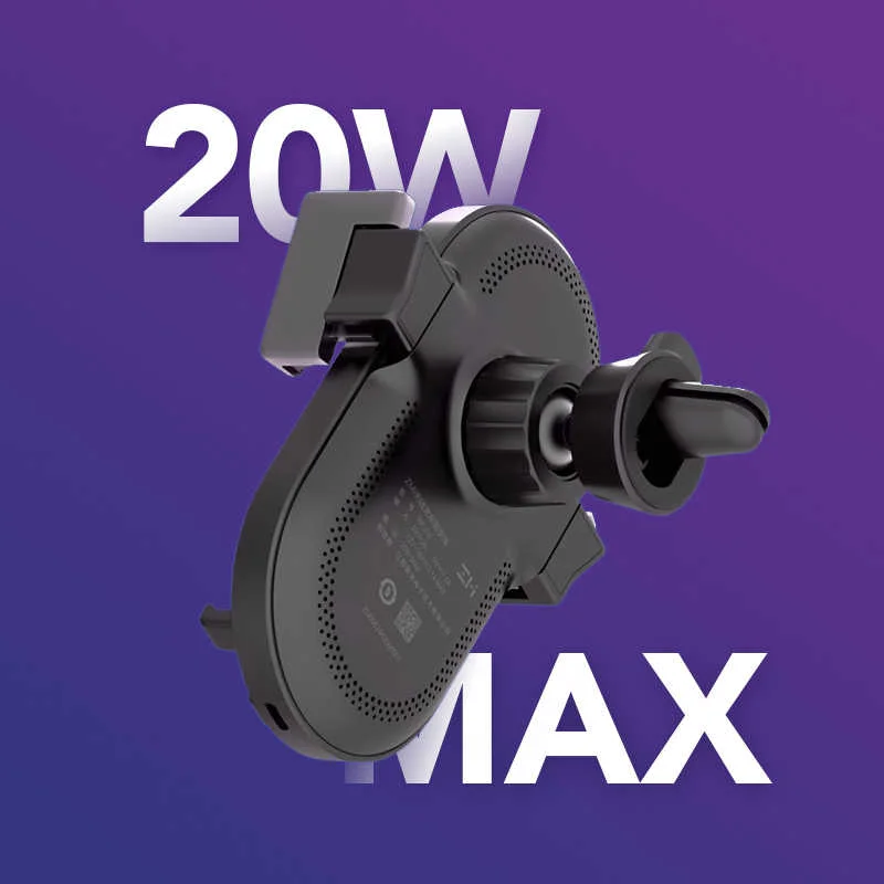 Zmi Kits 20W Wireless Car Charger Phone Holder Wcj10 Fast Charging For Iphone 11 Xiaomi Mi.jpg Q50 1 Xiaomi &Lt;H2&Gt;Zmi In-Vehical Wireless Charger Phone Mount (Bundle Pack) With Cable And Usb Car Chager&Lt;/H2&Gt; &Lt;H2&Gt;Product Details:&Lt;/H2&Gt; 1. 20W Max Wireless Charging: High Speed Fast Charging, No Need For Cell Phone To Connect Charging Cable. 2. Zinc Alloy Clamp Arm: One-Hand Operation, Automatic Clamping 3. Intelligent Compatibility: Adapt To Multiple Cell Phone Brands And Models 4. Vientiane Rotating Ball: 360 Degree Free Adjustment 5. Driving Navigation And Charging Phone Is Completed At The Same Time 6. The Package Come With Car Charger And Cable 7. Mesh Heat Dissipation Design Effectively Reduce Charging Temperature Improve Charging Efficiency Zmi In-Vehical Wireless Charger Phone Mount Zmi In-Vehical Wireless Charger Phone Mount (Bundle Pack) With Cable And Usb Car Chager