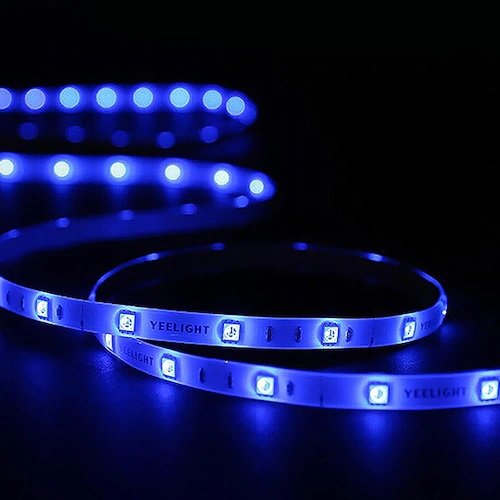 20180921181453 58903 The Rgb Aurora Lightstrip Plus Offers Variable Lighting Depending On The Atmosphere - With Individual Color Choice (16 Million Colors) And Adjustable Brightness. With The Pre-Programmed Modes Impressive Accents Can Be Set For Special Occasions, Even Synchronization With Music Is Possible. Automating Several Lightstrips At The Same Time Is Possible Due To The Light Group Control Function. Aurora Lightstrip Supports Voice Control And Can Be Operated With A Smartphone Via The Yeelight App. Xiaomi Yeelight Lightstrip Plus Works With Alexa And Google Assistant