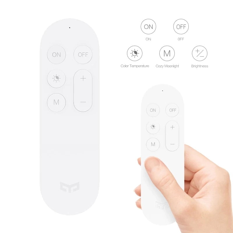 Ylyk01Yl Yeelight Bluetooth Remote Control Compatible With Yeelight Smart Led Ceiling Lights Bt Remote Controller.jpg Q90 Yeelight &Lt;H2&Gt;Description:&Lt;/H2&Gt; &Lt;Ul&Gt; &Lt;Li&Gt;100% Brand New And High Quality！&Lt;/Li&Gt; &Lt;Li&Gt;With The Yeelight Remote Control, You Can Adjust Any Light To Your Needs With Just A Push Of A Button.&Lt;/Li&Gt; &Lt;Li&Gt;The Yeelight Remote Control Convinces With Its Simple Design And Easy Handling.&Lt;/Li&Gt; &Lt;Li&Gt;Longer Standby Time Due To Low Power Consumption&Lt;/Li&Gt; &Lt;Li&Gt;The Bluetooth Control Is Compatible With Yeelight Ceiling Lights.&Lt;/Li&Gt; &Lt;/Ul&Gt; &Lt;H3&Gt;Specifications:&Lt;/H3&Gt; Model: This Bt Remote Controller Ylyk01Yl Color: White Battery: Button Battery Cr2032 Package Include: 1*Yeelight Remote Control 2020 New Original Yeelight Smart Ceiling Light Lamp Remote Control For Yeelight Ceiling Light