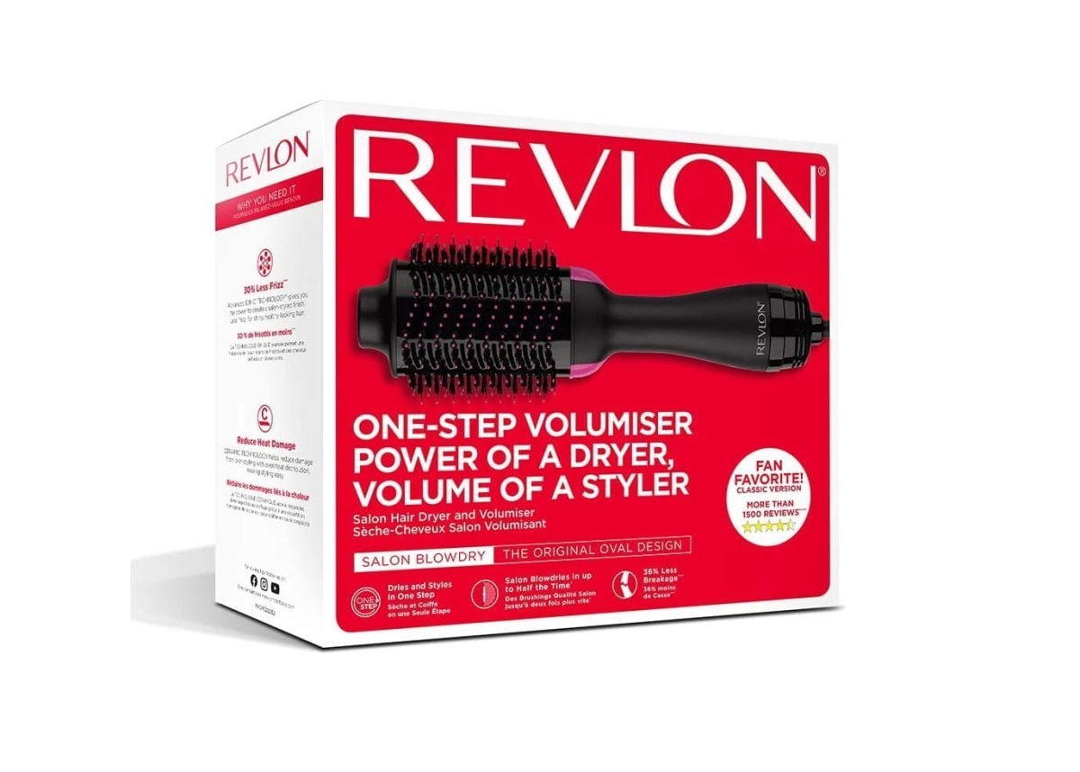 61M6Vu7Qval. Ac Sl1000 Revlon The Revlon One-Step Hair Dryer And Volumizer Is A Designed Hot Air Brush To Deliver Gorgeous Volume And Brilliant Shine In A Single Step. The Unique Oval Brush Design Smooth Hair While The Rounded Edges Quickly Create Volume At The Root And Beautifully Full-Bodied Curls At The Ends In A Single Pass, For Salon Blowouts At Home. &Amp;Lt;Ul&Amp;Gt; &Amp;Lt;Li&Amp;Gt;&Amp;Lt;Span Class=&Amp;Quot;A-List-Item&Amp;Quot;&Amp;Gt;A 2-In-1 Styling Tool That Gives The Power Of A Dryer And A Volume Of A Styler&Amp;Lt;/Span&Amp;Gt;&Amp;Lt;/Li&Amp;Gt; &Amp;Lt;Li&Amp;Gt;&Amp;Lt;Span Class=&Amp;Quot;A-List-Item&Amp;Quot;&Amp;Gt;Glides Through Your Hair To Detangle, Dry And Volumize In Half The Time. &Amp;Lt;/Span&Amp;Gt;&Amp;Lt;/Li&Amp;Gt; &Amp;Lt;Li&Amp;Gt;&Amp;Lt;Span Class=&Amp;Quot;A-List-Item&Amp;Quot;&Amp;Gt;The Oval Brush Creates Volume At Roots And Curled Ends&Amp;Lt;/Span&Amp;Gt;&Amp;Lt;/Li&Amp;Gt; &Amp;Lt;Li&Amp;Gt;&Amp;Lt;Span Class=&Amp;Quot;A-List-Item&Amp;Quot;&Amp;Gt;Boosted By Ionic Technology, Hair Dries Faster With Less Damage&Amp;Lt;/Span&Amp;Gt;&Amp;Lt;/Li&Amp;Gt; &Amp;Lt;Li&Amp;Gt;&Amp;Lt;Span Class=&Amp;Quot;A-List-Item&Amp;Quot;&Amp;Gt;2 Heat Settings Plus Cool Setting&Amp;Lt;/Span&Amp;Gt;&Amp;Lt;/Li&Amp;Gt; &Amp;Lt;Li&Amp;Gt;&Amp;Lt;Span Class=&Amp;Quot;A-List-Item&Amp;Quot;&Amp;Gt;Barrel Size Is 2 Inches | 1-Year Warranty | 220V - 240V&Amp;Lt;/Span&Amp;Gt;&Amp;Lt;/Li&Amp;Gt; &Amp;Lt;/Ul&Amp;Gt; Revlon Revlon Salon One-Step Hair Dryer And Volumizer Rvdr5222