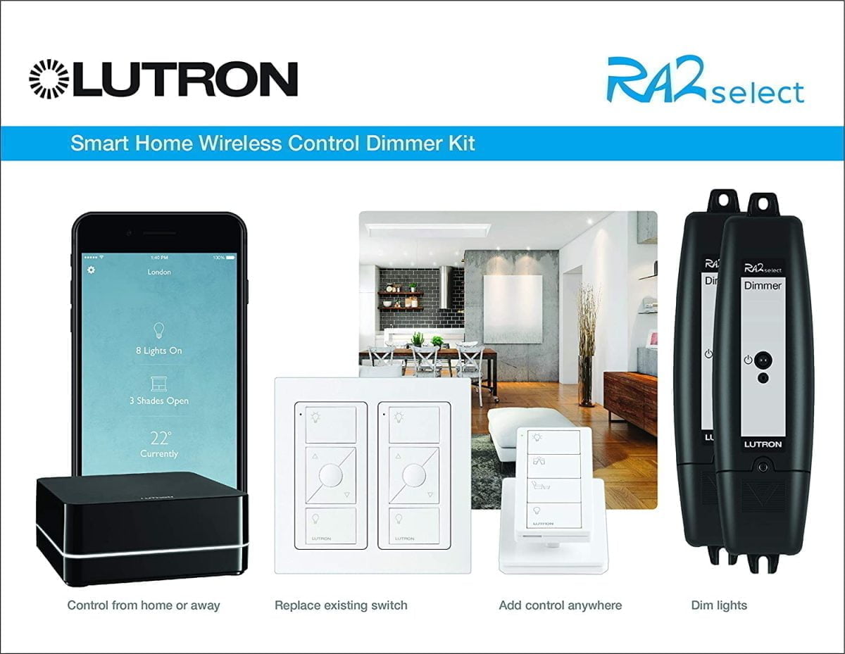 81Lqljizdl. Ac Sl1500 &Lt;Ul&Gt; &Lt;Li&Gt;&Lt;Span Class=&Quot;A-List-Item&Quot;&Gt; Main Repeater - The Ra2 Select Main Repeater Allows For Setup, Control And Monitoring Of Select Lighting Devices And Lutron Wireless Shades From A Smartphone Or Tablet Using The Lutron App. &Lt;/Span&Gt;&Lt;/Li&Gt; &Lt;Li&Gt;&Lt;Span Class=&Quot;A-List-Item&Quot;&Gt; In-Line Dimmer - The Ra2 Select Family Of In-Line Dimmers Can Control Lighting And Motor Loads Both Locally And Remotely When Paired With Pico Wireless Controls Or Radio Powr Savr Occupancy/Vacancy Sensors. &Lt;/Span&Gt;&Lt;/Li&Gt; &Lt;Li&Gt;&Lt;Span Class=&Quot;A-List-Item&Quot;&Gt; Wireless Controller - Adjust Lights From Anywhere In A Space With A Pico Wireless Control. This Versatile And Easy-To-Use Control Requires No Wires And Is Compatible With A Wide Variety Of Lutron Lighting And Automated Window Treatment Solutions. &Lt;/Span&Gt;&Lt;/Li&Gt; &Lt;Li&Gt;&Lt;Span Class=&Quot;A-List-Item&Quot;&Gt; Scene Keypad - Adjust Lights From Anywhere In A Space With A Pico Wireless Control. This Versatile And Easy-To-Use Control Requires No Wires And Is Compatible With A Wide Variety Of Lutron Lighting And Automated Window Treatment Solutions. &Lt;/Span&Gt;&Lt;/Li&Gt; &Lt;/Ul&Gt; Lutron Ra2 Select Lutron Ra2 Select, Smart Home Wireless Control Dimmer Starter Kit | Rrk-Kitrep-2D