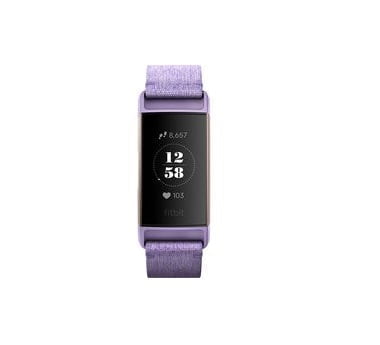 G 10184536 Fitbit Fitness Tracker Stay On Top Of Your Personal Health Goals With The Fitbit Charge 3 Se . This Useful Fitness Watch Tracks Activity Like Steps, Distance, Floors Climbed, Active Minutes, And Calories Burned So You Can Get A Real Insight Into How Your Daily Activities Match Up To Your Targets. Staying Healthy Doesn'T Stop At Night, That'S Why The Fitbit Also Tracks Your Sleep, Showing You How Much Time You Spent In Light, Deep And Rem Sleep Stages. A Free 3-Month Fitbit Premium Subscription Is Also Included. With Customized Guidance Based On Your Body, You Have All The Help You Need To Meet Your Fitness Goals. Exercise Recognition The Charge 3 Special Edition Is A Great Helper With Sports And Exercising. It Automatically Recognizes Activities Like Running, And Swimming, And Also Has 15 Preset Modes Including Bike, Yoga And Circuit Training. It'Ll Save Your Results And Stats In The Fitbit App So You Can See How You'Re Progressing And Set New Goals. It'S Water Resistant Up To 50 Metres Too, So If You'Re Doing Some Lengths In The Pool You Don'T Have To Worry About Taking It Off. Touchscreen Display With A Large, Touchscreen Display And Automatic Backlighting, It'S Easier To See All Your Stats, Notifications, Or Even Just The Time Of Day On Your Fitbit Charge 3. This Fitbit Also Has Nfc So You Can Charge It Wirelessly And Make Contactless Payments. Stay Connected More Than Just A Fitness Tracker, The Charge 3 Helps You Stay Connected With Call And Calendar Alerts, As Well As Text And App Notifications Direct From Your Smartphone. It Looks Great On Your Wrist Too, With A Modern, Minimal Design That Works With Any Outfit. &Lt;Ul&Gt; &Lt;Li&Gt;24/7 Heart Rate&Lt;/Li&Gt; &Lt;Li&Gt; &Lt;P Class=&Quot;Calorie-Burn&Quot; Data-Tracking-Title=&Quot;All Day Calorie Burn&Quot;&Gt;All-Day Calorie Burn&Lt;/P&Gt; &Lt;/Li&Gt; &Lt;Li&Gt; &Lt;P Class=&Quot;Cardio-Levels-Bar&Quot; Data-Tracking-Title=&Quot;Real-Time Heart Rate Zones&Quot;&Gt;Real-Time Heart Rate Zones&Lt;/P&Gt; &Lt;/Li&Gt; &Lt;Li&Gt; &Lt;P Class=&Quot;Sleep&Quot; Data-Tracking-Title=&Quot;Auto Sleep Tracking&Quot;&Gt;Auto Sleep Tracking&Lt;/P&Gt; &Lt;/Li&Gt; &Lt;Li&Gt; &Lt;P Class=&Quot;Female-Health&Quot; Data-Tracking-Title=&Quot;Female Health Tracking&Quot;&Gt;Female Health Tracking&Lt;/P&Gt; &Lt;/Li&Gt; &Lt;Li&Gt; &Lt;P Class=&Quot;Dashboard&Quot; Data-Tracking-Title=&Quot;Fitbit App Dashboard&Quot;&Gt;Fitbit App Dashboard&Lt;/P&Gt; &Lt;/Li&Gt; &Lt;/Ul&Gt; Accessories Included: Small &Amp; Large Bands, Charge Cable Fitbit Charge 3 Fitbit Charge 3 Special Edition Fitness Tracker With Swim Tracking - Lavender Woven Band/Rose Gold Tracker