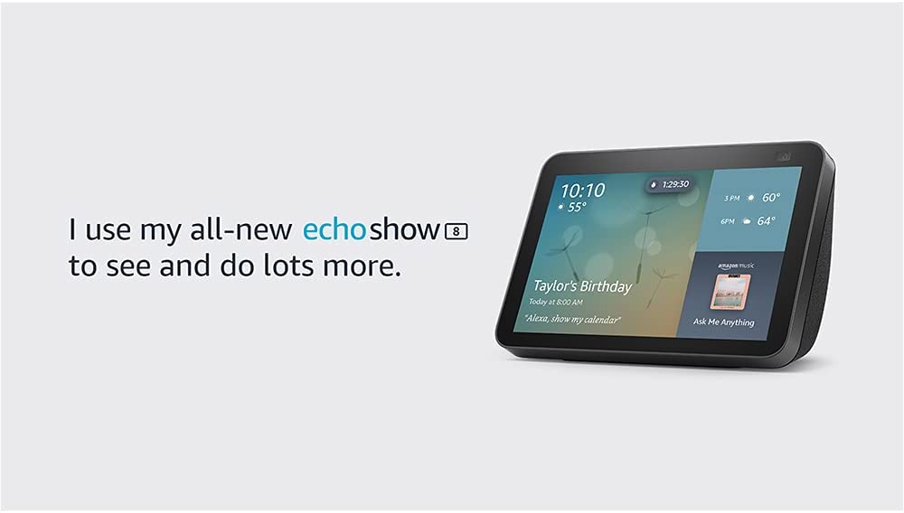 414Impidwls. Ac Sl1000 Amazon &Lt;H1&Gt;Echo Show 8 (2Nd Gen, 2021 Release) | Hd Smart Display With Alexa And 13 Mp Camera | Glacier White&Lt;/H1&Gt; [Video Width=&Quot;1920&Quot; Height=&Quot;1080&Quot; Mp4=&Quot;Https://Lablaab.com/Wp-Content/Uploads/2021/06/Aurora_Dp_Video_All_New_1-09_Us_Master_Rev_2.Mp4&Quot;][/Video] &Nbsp; &Lt;Ul&Gt; &Lt;Li&Gt;Alexa Can Show You Even More - 8” Hd Touchscreen, Adaptive Color, And Stereo Speakers Bring Entertainment To Life. Make Video Calls With A 13 Mp Camera That Uses Auto-Framing To Keep You Centered.&Lt;/Li&Gt; &Lt;Li&Gt;Stay In Frame - Make Video Calls With A New Camera That Frames And Centers Automatically. Simply Ask Alexa To Call Your Contacts.&Lt;/Li&Gt; &Lt;Li&Gt;Make Life Easier At Home - Glance At Your Calendars And Reminders. Use Your Voice To Set Timers, Update Lists, And See News Or Traffic Updates.&Lt;/Li&Gt; &Lt;Li&Gt;Manage Your Smart Home - Look In When You'Re Away With The Built-In Camera. Control Compatible Devices Like Cameras, Lights, And More Using The Interactive Display, Your Voice, Or Your Motion.&Lt;/Li&Gt; &Lt;Li&Gt;Be Entertained - Enjoy Tv Shows And Movies In Hd And Stereo With Prime Video, Netflix, And More. Or Ask Alexa To Stream Amazon Music, Apple Music, Or Spotify.&Lt;/Li&Gt; &Lt;Li&Gt;Put Your Memories On Display - Use Amazon Photos To Turn Your Home Screen Into A Digital Frame. Adaptive Color Helps Your Favorite Photos Look Great In Any Light.&Lt;/Li&Gt; &Lt;Li&Gt;Designed To Protect Your Privacy - Amazon Is Not In The Business Of Selling Your Personal Information To Others. Built With Multiple Layers Of Privacy Controls Including A Mic/Camera Off Button And A Built-In Camera Shutter.&Lt;/Li&Gt; &Lt;/Ul&Gt; Echo Show Echo Show 8 (2Nd Gen, 2021 Release) | Hd Smart Display With Alexa And 13 Mp Camera | Glacier White (Arabic Or English)