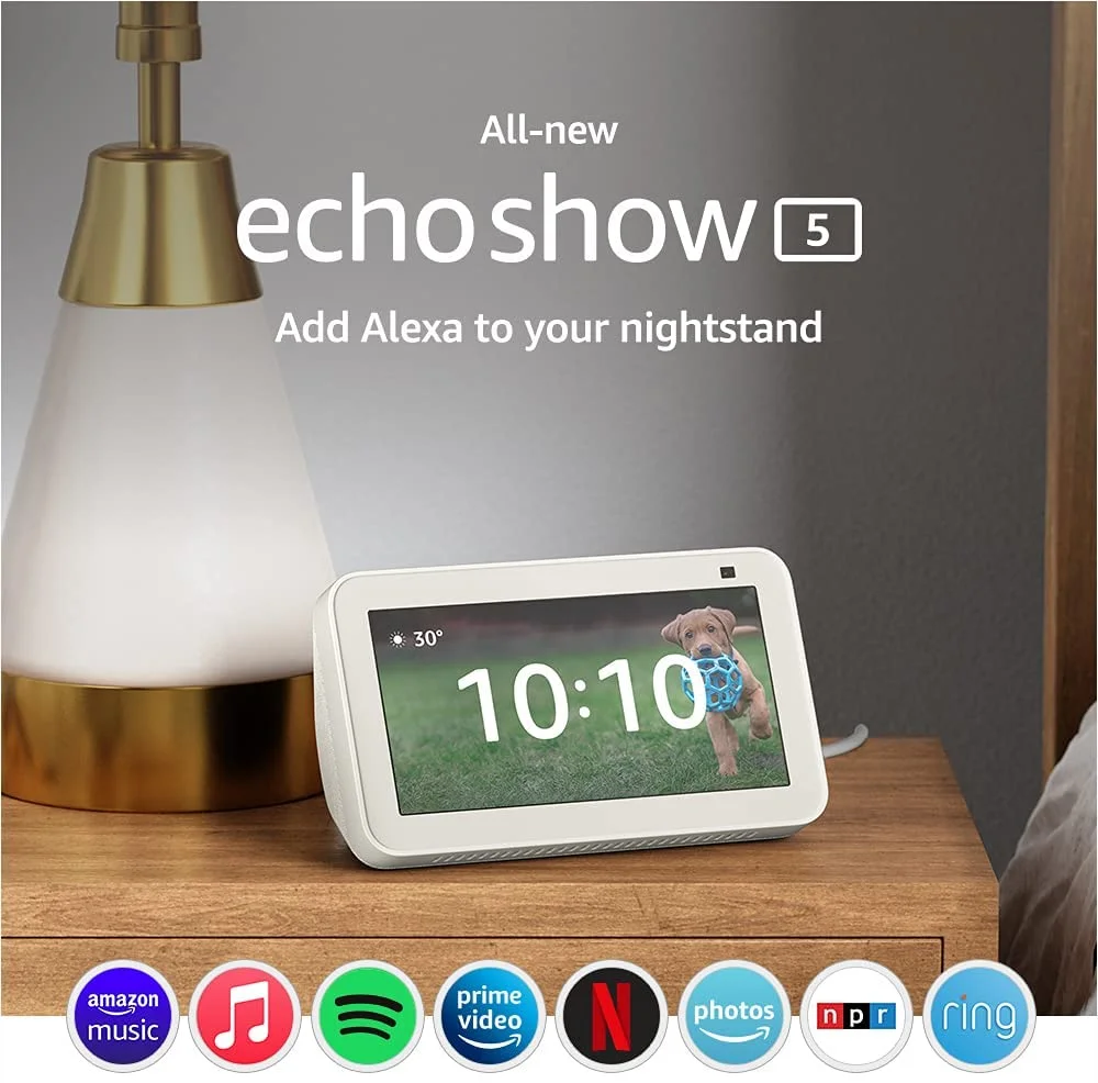 61J5E1Kugqs. Ac Sl1000 Amazon &Lt;H1 Class=&Quot;A-Size-Large A-Spacing-None&Quot;&Gt;&Lt;Span Class=&Quot;A-Size-Large Product-Title-Word-Break&Quot;&Gt;All-New Echo Show 5 (2Nd Gen, 2021 Release) | Smart Display With Alexa And 2 Mp Camera | &Lt;/Span&Gt;&Lt;Span Id=&Quot;Producttitle&Quot; Class=&Quot;A-Size-Large Product-Title-Word-Break&Quot;&Gt;Glacier White&Lt;/Span&Gt;&Lt;/H1&Gt; &Lt;Ul Class=&Quot;A-Unordered-List A-Vertical A-Spacing-Mini&Quot;&Gt; &Lt;Li&Gt;&Lt;Span Class=&Quot;A-List-Item&Quot;&Gt; See Your Day Clearly With Alexa At The Ready - Set Alarms And Timers, Check Your Calendar Or The News, Make Video Calls With The 2 Mp Camera, And Stream Music Or Shows - All With Your Voice. &Lt;/Span&Gt;&Lt;/Li&Gt; &Lt;Li&Gt;&Lt;Span Class=&Quot;A-List-Item&Quot;&Gt; Add Alexa To Your Nightstand - Ease Into The Day With A Routine That Turns Compatible Lights On Gradually. Or Wake Up To Your News Update, The Weather Forecast, And Your Favorite Music. &Lt;/Span&Gt;&Lt;/Li&Gt; &Lt;Li&Gt;&Lt;Span Class=&Quot;A-List-Item&Quot;&Gt; Manage Your Smart Home - Look In When You'Re Away With The Built-In Camera. Control Compatible Devices Like Cameras, Lights, And More Using The Interactive Display, Your Voice, Or Your Motion. &Lt;/Span&Gt;&Lt;/Li&Gt; &Lt;Li&Gt;&Lt;Span Class=&Quot;A-List-Item&Quot;&Gt; Connect With Video Calling - Use The 2 Mp Camera To Call Friends And Family Who Have The Alexa App Or An Echo Device With A Screen. Make Announcements To Other Compatible Devices In Your Home. &Lt;/Span&Gt;&Lt;/Li&Gt; &Lt;Li&Gt;&Lt;Span Class=&Quot;A-List-Item&Quot;&Gt; Be Entertained - Ask Alexa To Play Tv Shows And Movies Via Prime Video, Netflix, And More. Or Stream Favorites From Amazon Music, Apple Music, Spotify, And Others. Subscriptions For Some Services Required. &Lt;/Span&Gt;&Lt;/Li&Gt; &Lt;Li&Gt;&Lt;Span Class=&Quot;A-List-Item&Quot;&Gt; Put Photos On (Smart) Display - Use Amazon Photos Or Facebook To Turn Your Home Screen Into A Digital Frame. &Lt;/Span&Gt;&Lt;/Li&Gt; &Lt;Li&Gt;&Lt;Span Class=&Quot;A-List-Item&Quot;&Gt; Designed To Protect Your Privacy - Amazon Is Not In The Business Of Selling Your Personal Information To Others. Built With Multiple Layers Of Privacy Controls Including A Mic/Camera Off Button And A Built-In Camera Shutter. &Lt;/Span&Gt;&Lt;/Li&Gt; &Lt;/Ul&Gt; Echo Show 5 Echo Show 5 2Nd Gen - Glacier White