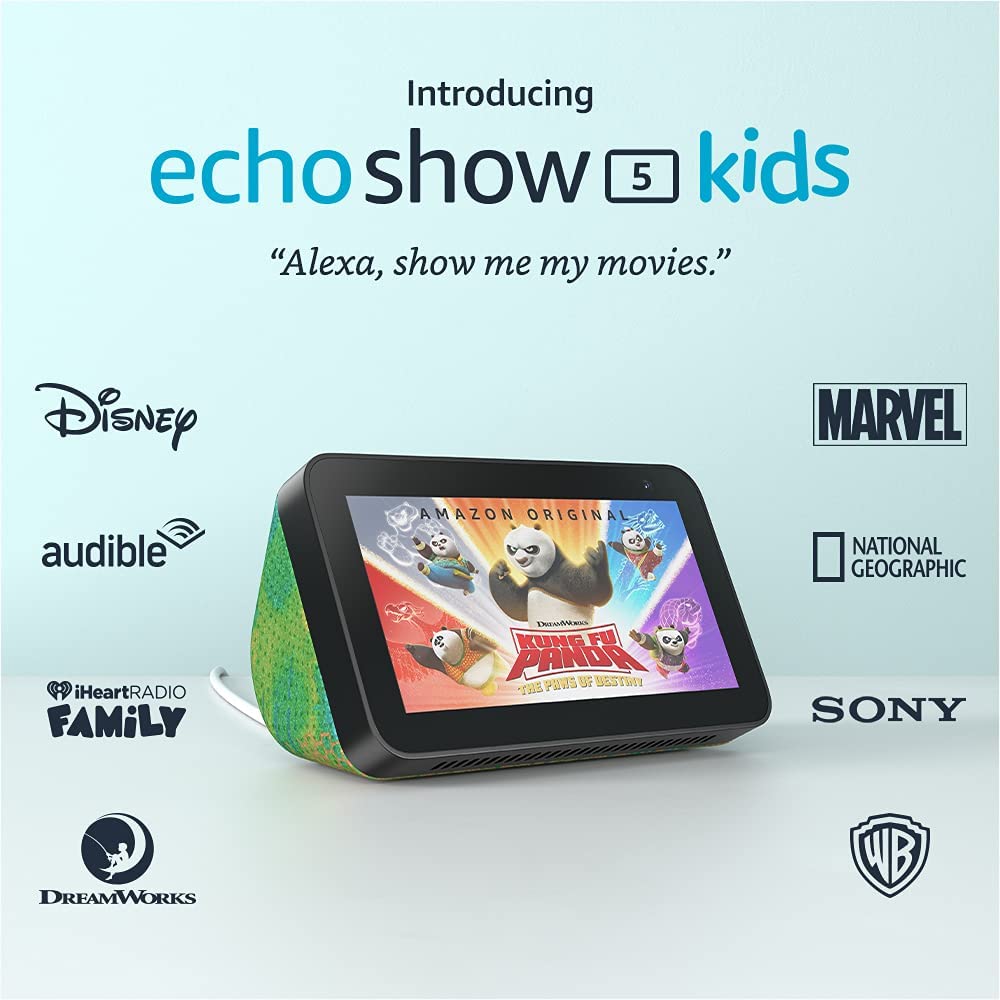 61Mfinmh9Fs. Ac Sl1000 Amazon &Lt;H1&Gt;Echo Show 5 2Nd Gen Kids | Designed For Kids, With Parental Controls | Chameleon&Lt;/H1&Gt; Make Your Kid'S Room The Coolest In The House (Check Out That Chameleon Design). Kids Can Ask Alexa To Play Videos And Music, Help Them With Homework, And Even Make Video Calls To Parent-Approved Friends And Family. The Included 1-Year Amazon Kids+ Subscription Unlocks A World Of Kid-Friendly Content That'S Both Fun And Educational. &Lt;Ul Class=&Quot;A-Unordered-List A-Vertical A-Spacing-Mini&Quot;&Gt; &Lt;Li&Gt;&Lt;Span Class=&Quot;A-List-Item&Quot;&Gt; Make Their Room The Coolest In The House - Kids Can Ask Alexa To Play Videos, Help With Homework, And Make Video Calls To Approved Contacts - All Wrapped In A Bright Chameleon Design. &Lt;/Span&Gt;&Lt;/Li&Gt; &Lt;Li&Gt;&Lt;Span Class=&Quot;A-List-Item&Quot;&Gt; Easy-To-Use Parental Controls - Set Bedtimes And Video Time Limits, Filter Content, And Review Activity. &Lt;/Span&Gt;&Lt;/Li&Gt; &Lt;Li&Gt;&Lt;Span Class=&Quot;A-List-Item&Quot;&Gt; Ask Alexa For Homework Help - Kids Can Ask Alexa To Show Answers On The Display, Listen To An Audible Book, And More. &Lt;/Span&Gt;&Lt;/Li&Gt; &Lt;Li&Gt;&Lt;Span Class=&Quot;A-List-Item&Quot;&Gt; Stay In Sync - Make Video Calls To Approved Friends And Family Who Have The Alexa App Or A Supported Echo Device With A Screen. Use Drop In Like An Intercom Between Compatible Echo Devices Around The House. &Lt;/Span&Gt;&Lt;/Li&Gt; &Lt;Li&Gt;&Lt;Span Class=&Quot;A-List-Item&Quot;&Gt; Help Make Bedtime Easier - Kids Can Set Their Alarm, Get Lost In A Narrated Bedtime Story, And Turn Off Compatible Smart Lights Without Getting Up. &Lt;/Span&Gt;&Lt;/Li&Gt; &Lt;Li&Gt;&Lt;Span Class=&Quot;A-List-Item&Quot;&Gt; Designed To Protect Your Family'S Privacy - Amazon Is Not In The Business Of Selling Your Personal Information To Others. Built With Multiple Layers Of Privacy Controls Including A Mic/Camera Off Button And A Built-In Camera Shutter. &Lt;/Span&Gt;&Lt;/Li&Gt; &Lt;/Ul&Gt; &Nbsp; Echo Show 5 Echo Show 5 2Nd Gen Kids | Designed For Kids, With Parental Controls | Chameleon