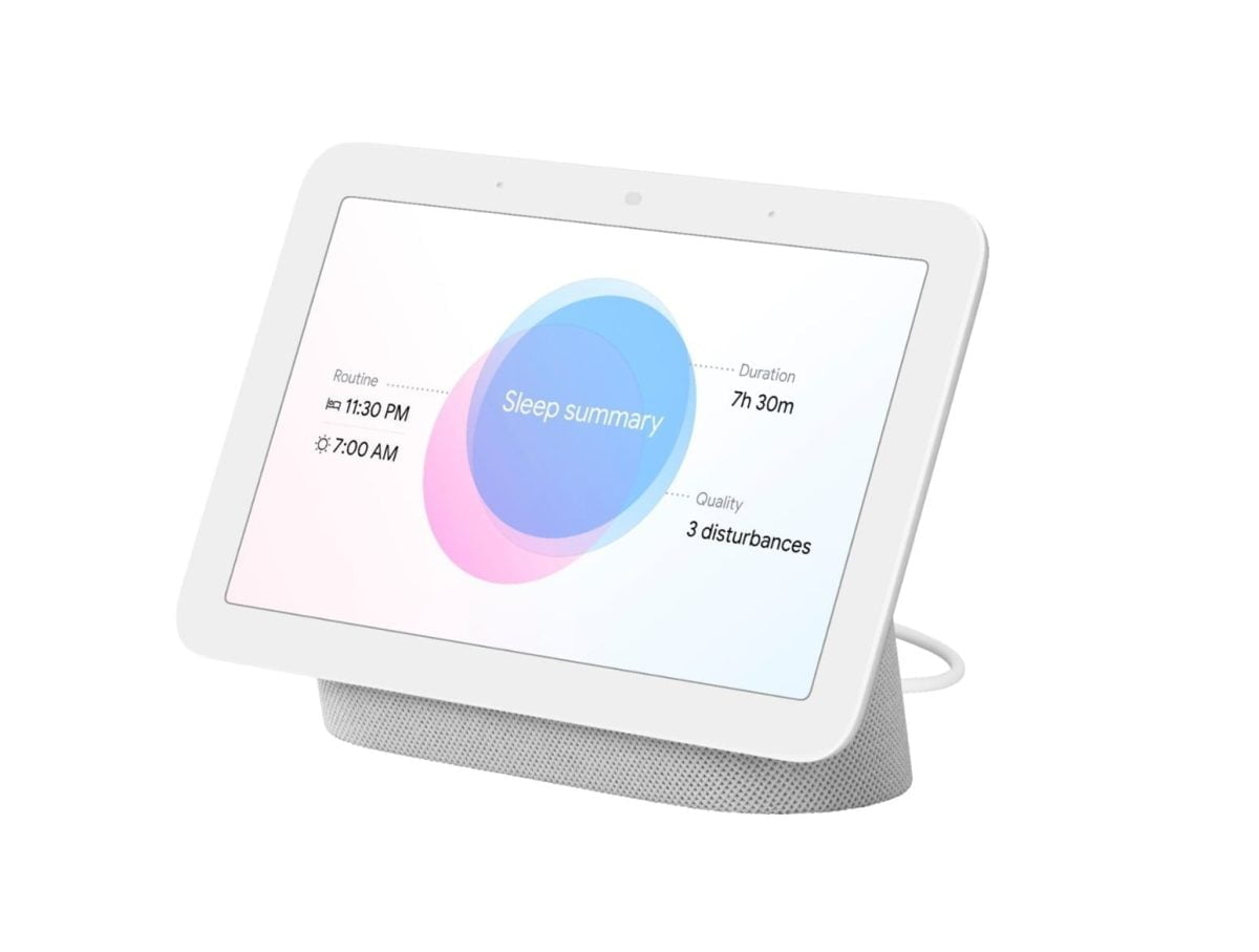 6450820Cv17D Google &Lt;H1&Gt;Nest Hub (2Nd Gen) 7” Smart Display With Google Assistant - Chalk (2021 Release)&Lt;/H1&Gt; Meet The Second-Gen Nest Hub From Google, The Center Of Your Helpful Home. Stay Entertained In The Kitchen With Shows, Videos, And Music. In The Living Room, Control Your Compatible Lights, Tvs, And Other Smart Devices With A Tap Or Your Voice. And In The Bedroom, Nest Hub Can Help You Wake Up Easier With A Sunrise Alarm. Google Nest Hub Nest Hub (2Nd Gen) 7” Smart Display With Google Assistant - Chalk (2021 Release)