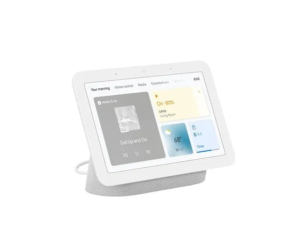 N50651018A 1 Google &Amp;Lt;H1&Amp;Gt;Nest Hub (2Nd Gen) 7” Smart Display With Google Assistant - Chalk (2021 Release)&Amp;Lt;/H1&Amp;Gt; Meet The Second-Gen Nest Hub From Google, The Center Of Your Helpful Home. Stay Entertained In The Kitchen With Shows, Videos, And Music. In The Living Room, Control Your Compatible Lights, Tvs, And Other Smart Devices With A Tap Or Your Voice. And In The Bedroom, Nest Hub Can Help You Wake Up Easier With A Sunrise Alarm. Google Nest Hub Nest Hub (2Nd Gen) 7” Smart Display With Google Assistant - Chalk (2021 Release)