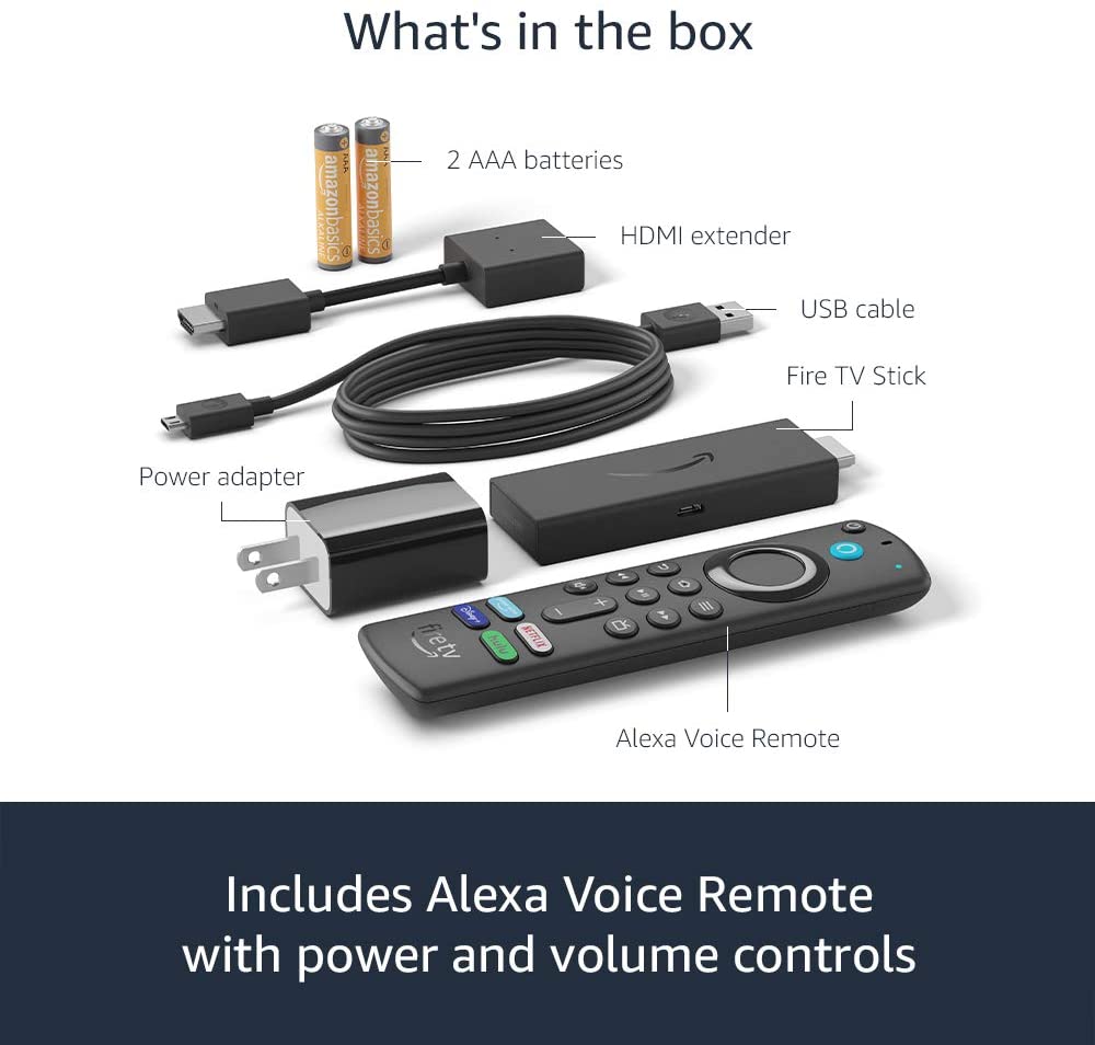 61Hxcadlygl. Ac Sl1000 Amazon &Lt;H1&Gt;Fire Tv Stick (3Rd Gen) With Alexa Voice Remote 3Rd Gen (Includes Tv Controls) | Hd Streaming Device | 2021 Release&Lt;/H1&Gt; &Lt;Ul&Gt; &Lt;Li&Gt;&Lt;Span Class=&Quot;A-List-Item&Quot;&Gt; Latest Generation Of Our Best-Selling Fire Tv Device - 50% More Powerful Than The 2Nd Generation For Fast Streaming In Full Hd. Includes Alexa Voice Remote With Power And Volume Buttons.&Lt;/Span&Gt;&Lt;/Li&Gt; &Lt;Li&Gt;500,000+ Movies And Tv Episodes - With Thousands Included In Your Prime Membership.&Lt;/Li&Gt; &Lt;Li&Gt;Tens Of Thousands Of Channels, Alexa Skills, And Apps - Including Netflix, Youtube, Prime Video, Disney+, Apple Tv, And Hbo Max. Subscription Fees May Apply.&Lt;/Li&Gt; &Lt;Li&Gt;Live Tv - Watch Your Favorite Live Tv, News, And Sports With Subscriptions To Sling Tv, Youtube Tv, And Others. Use The Guide Button To See What'S Available And When.&Lt;/Li&Gt; &Lt;Li&Gt;Free Tv - Access Over 20,000 Free Movies And Tv Shows From Apps Like Imdb Tv, Tubi, Pluto Tv, And More.&Lt;/Li&Gt; &Lt;Li&Gt;Listen To Music - Stream On Amazon Music, Spotify, Pandora, And Others. Subscription Fees May Apply.&Lt;/Li&Gt; &Lt;Li&Gt;Less Clutter, More Control - Alexa Voice Remote Lets You Use Your Voice To Search And Launch Shows Across Apps. All-New Preset Buttons Get You To Favorite Apps Quickly. Plus, Control Power And Volume On Your Tv And Soundbar With A Single Remote.&Lt;/Li&Gt; &Lt;/Ul&Gt; &Lt;H2&Gt;Included In The Box&Lt;/H2&Gt; Fire Tv Stick (3Rd Gen), &Lt;A Href=&Quot;Https://Www.amazon.com/Dp/B08D6Wjyd9&Quot;&Gt;Alexa Voice Remote (3Rd Gen)&Lt;/A&Gt;, Usb Cable And Power Adapter, Hdmi Extender, 2 Aaa Batteries, &Lt;A Href=&Quot;Https://Customerdocumentation.s3-Us-West-2.Amazonaws.com/Amazon+Fire+Tv+User+Guides/Fire+Tv+Stick+Device+Documentation/22-002693-01_Firetvstick_Gen3_Online_Qsg_Us.pdf&Quot;&Gt;Quick Start Guide&Lt;/A&Gt; &Lt;Div Class=&Quot;A-Row A-Expander-Container A-Expander-Inline-Container&Quot;&Gt; &Lt;Div Class=&Quot;A-Expander-Content A-Expander-Extend-Content A-Expander-Content-Expanded&Quot;&Gt;&Lt;/Div&Gt; &Lt;/Div&Gt; Amazon Fire Tv Stick Amazon Fire Tv Stick (3Rd Gen) With Alexa Voice Remote 3Rd Gen (Includes Tv Controls) | Hd Streaming Device | 2021 Release