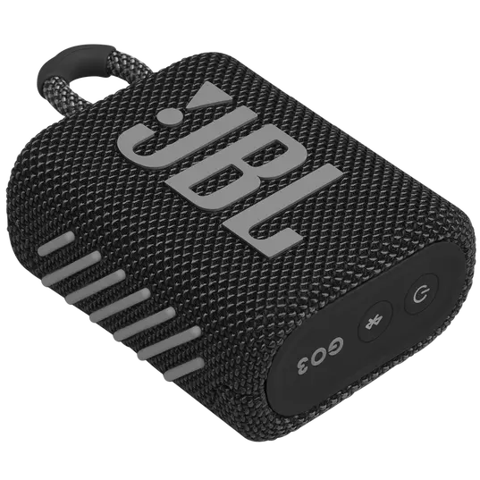 Jbl Go 3 Detail 3 Black 0148 Jbl &Lt;H1&Gt;Jbl Go 3 Portable Waterproof Speaker - Black&Lt;/H1&Gt; Https://Www.youtube.com/Watch?V=Jjcejstflkq Jbl Go 3 Features Bold Styling And Rich Jbl Pro Sound. With Its New Eye-Catching Edgy Design, Colorful Fabrics And Expressive Details This A Must-Have Accessory For Your Next Outing. Your Tunes Will Lift You Up With Jbl Pro Sound, It’s Ip67 Waterproof And Dustproof So You Can Keep Listening Rain Or Shine, And With Its Integrated Loop, You Can Carry It Anywhere. Go 3 Comes In Completely New Shades And Color Combinations Inspired By Current Street Fashion. Jbl Go 3 Looks As Vivid As It Sounds. Jbl Speaker Jbl Go 3 Portable Waterproof Speaker - Black