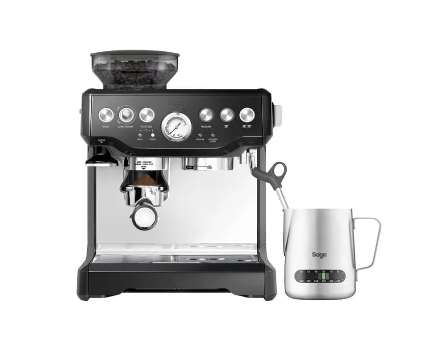 Image 3 1 Sage &Amp;Lt;H1&Amp;Gt;Sage The Barista Express Espresso Coffee Machine - Black&Amp;Lt;/H1&Amp;Gt; &Amp;Lt;H2 Class=&Amp;Quot;Descriptionstyles__Heading-Sc-1Xg1Hca-1 Dcmyoj&Amp;Quot;&Amp;Gt;About This Product&Amp;Lt;/H2&Amp;Gt; &Amp;Lt;Div Class=&Amp;Quot;Product-Description-Content-Text&Amp;Quot;&Amp;Gt; True Cafe-Quality, Without The Barista. Create Great-Tasting Espresso - From Bean To Espresso - In Less Than A Minute. The Barista Express Allows You To Grind The Beans Right Before Extraction, And Its Interchangeable Filters And A Choice Of Automatic Or Manual Operation Ensure Authentic Cafe Style Results In No Time At All. An Integrated Conical Burr Grinder Grinds On-Demand To Deliver The Right Amount Of Freshly Ground Coffee Directly Into The Portafilter For Your Preferred Taste With Any Roast Of Bean. Digital Temperature Control (Pid) Delivers Water At Precisely The Right Temperature, Ensuring Optimal Espresso Extraction. The Steam Wand Performs At The Level That Allows You To Hand Texture Micro-Foam Milk That Enhances Flavor And Enables The Creation Of Latte Art. &Amp;Lt;/Div&Amp;Gt; [Video Width=&Amp;Quot;1024&Amp;Quot; Height=&Amp;Quot;576&Amp;Quot; M4V=&Amp;Quot;Https://Lablaab.com/Wp-Content/Uploads/2021/03/Video_Url_181920_3988.M4V&Amp;Quot;][/Video] &Amp;Lt;Ul&Amp;Gt; &Amp;Lt;Li&Amp;Gt;Coffee Options Include: Espresso, Cappuccino, Latte, Americano, Ristretto, Lungo, And Latte Macchiato.&Amp;Lt;/Li&Amp;Gt; &Amp;Lt;Li&Amp;Gt;Can Be Used With Ground Coffee Or Coffee Beans.&Amp;Lt;/Li&Amp;Gt; &Amp;Lt;Li&Amp;Gt;Integrated Burr Grinder With 15 Settings.&Amp;Lt;/Li&Amp;Gt; &Amp;Lt;Li&Amp;Gt;Milk Frother Included.&Amp;Lt;/Li&Amp;Gt; &Amp;Lt;Li&Amp;Gt;15 Bar Pump Pressure.&Amp;Lt;/Li&Amp;Gt; &Amp;Lt;Li&Amp;Gt;Water Capacity 2 Liters.&Amp;Lt;/Li&Amp;Gt; &Amp;Lt;Li&Amp;Gt;Water Level Gauge.&Amp;Lt;/Li&Amp;Gt; &Amp;Lt;Li&Amp;Gt;Transparent Removable Water Tank.&Amp;Lt;/Li&Amp;Gt; &Amp;Lt;Li&Amp;Gt;Removable Drip Tray.&Amp;Lt;/Li&Amp;Gt; &Amp;Lt;Li&Amp;Gt;Cup Warmer.&Amp;Lt;/Li&Amp;Gt; &Amp;Lt;Li&Amp;Gt;Auto Shut-Off After 20 Minutes.&Amp;Lt;/Li&Amp;Gt; &Amp;Lt;Li&Amp;Gt;Dishwasher Safe Parts For Effortless Cleaning.&Amp;Lt;/Li&Amp;Gt; &Amp;Lt;/Ul&Amp;Gt; General Information &Amp;Lt;Ul&Amp;Gt; &Amp;Lt;Li&Amp;Gt;Size H40, W33, D31Cm.&Amp;Lt;/Li&Amp;Gt; &Amp;Lt;Li&Amp;Gt;1850 Watts.&Amp;Lt;/Li&Amp;Gt; &Amp;Lt;Li&Amp;Gt;Ean: 9312432030793&Amp;Lt;/Li&Amp;Gt; &Amp;Lt;/Ul&Amp;Gt; Espresso Coffee Machine Sage The Barista Express Espresso Coffee Machine - Black