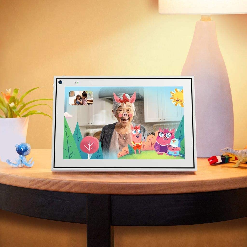 61Etponbtdl. Ac Sl1024 Facebook Portal - Smart Video Calling 10” Touch Screen Display With Alexa – White &Lt;Ul Class=&Quot;A-Unordered-List A-Vertical A-Spacing-Mini&Quot;&Gt; &Lt;Li&Gt;&Lt;Span Class=&Quot;A-List-Item&Quot;&Gt;Easily Video Call With Friends And Family Using Your Messenger, Whatsapp Or Zoom Account, Even If They Don'T Have Portal.&Lt;/Span&Gt;&Lt;/Li&Gt; &Lt;Li&Gt;&Lt;Span Class=&Quot;A-List-Item&Quot;&Gt;Smart Camera Automatically Pans And Zooms To Keep Everyone In Frame, So You Can Catch Up Hands-Free.&Lt;/Span&Gt;&Lt;/Li&Gt; &Lt;Li&Gt;&Lt;Span Class=&Quot;A-List-Item&Quot;&Gt;Hear And Be Heard. Smart Sound Enhances Your Voice While Minimizing Unwanted Background Noise.&Lt;/Span&Gt;&Lt;/Li&Gt; &Lt;Li&Gt;&Lt;Span Class=&Quot;A-List-Item&Quot;&Gt;Experience Even More Together. Join Or Host A Group Call Of Up To 50 People With Messenger Rooms.&Lt;/Span&Gt;&Lt;/Li&Gt; &Lt;Li&Gt;&Lt;Span Class=&Quot;A-List-Item&Quot;&Gt;Become Some Of Your Children'S Favorite Storybook Characters As You Read Along To Well-Loved Tales With Music, Animation And Immersive Ar Effects.&Lt;/Span&Gt;&Lt;/Li&Gt; &Lt;Li&Gt;&Lt;Span Class=&Quot;A-List-Item&Quot;&Gt;Listen To Your Favorite Music And Streaming Apps Like Spotify Or Pandora, Display Your Photos From Instagram And Facebook, Broadcast With Facebook Live, And More.&Lt;/Span&Gt;&Lt;/Li&Gt; &Lt;Li&Gt;&Lt;Span Class=&Quot;A-List-Item&Quot;&Gt;Work Smarter From Home With Partners Like Zoom And Workplace From Facebook. Connect With Co-Workers Even If They’re Remote.&Lt;/Span&Gt;&Lt;/Li&Gt; &Lt;/Ul&Gt; &Lt;Div Class=&Quot;A-Row A-Expander-Container A-Expander-Inline-Container&Quot; Aria-Live=&Quot;Polite&Quot;&Gt; &Lt;Div Class=&Quot;A-Expander-Content A-Expander-Extend-Content A-Expander-Content-Expanded&Quot; Aria-Expanded=&Quot;True&Quot;&Gt; &Lt;Ul Class=&Quot;A-Unordered-List A-Vertical A-Spacing-None&Quot;&Gt; &Lt;Li&Gt;&Lt;Span Class=&Quot;A-List-Item&Quot;&Gt;See And Do More With Alexa Built-In. Control Your Smart Home, Listen To Your Favorite Music, Watch The News, Get The Weather, Set A Timer And More.&Lt;/Span&Gt;&Lt;/Li&Gt; &Lt;Li&Gt;&Lt;Span Class=&Quot;A-List-Item&Quot;&Gt;Easily Disable The Camera And Microphone, Or Block The Camera Lens With A Single Switch. All Portal Video Calls Are Encrypted.&Lt;/Span&Gt;&Lt;/Li&Gt; &Lt;/Ul&Gt; &Lt;/Div&Gt; &Lt;/Div&Gt; Facebook Portal - Smart Video Calling 10 Facebook Portal - Smart Video Calling 10” Touch Screen Display With Alexa – White