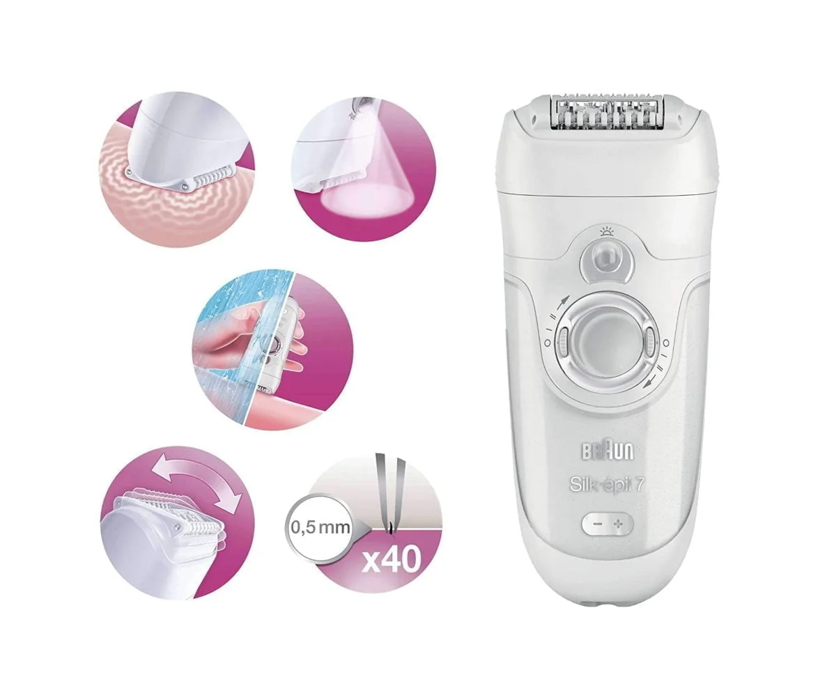 7121Eb2B9L. Ac Sl1500 Braun &Lt;H1&Gt;Braun Silk Epil 7 7-561 - Wet &Amp; Dry Cordless Epilator With 8 Extras Including Free Braun Fg1100 Silk Epil Beauty Styler, Bikini Styler&Lt;/H1&Gt; Https://Www.youtube.com/Watch?V=Rt1Dituw3Iu &Lt;Ul Class=&Quot;A-Unordered-List A-Vertical A-Spacing-Mini&Quot;&Gt; &Lt;Li&Gt;&Lt;Span Class=&Quot;A-List-Item&Quot;&Gt; Micro-Grip Technology &Lt;/Span&Gt;&Lt;/Li&Gt; &Lt;Li&Gt;&Lt;Span Class=&Quot;A-List-Item&Quot;&Gt; High Frequency Massage System &Lt;/Span&Gt;&Lt;/Li&Gt; &Lt;Li&Gt;&Lt;Span Class=&Quot;A-List-Item&Quot;&Gt; Works In Bath Or Shower For A More Comfortable Epilation &Lt;/Span&Gt;&Lt;/Li&Gt; &Lt;Li&Gt;&Lt;Span Class=&Quot;A-List-Item&Quot;&Gt; The Smartlight Reveals Even The Finest Hairs And Supports Extra Thorough Hair Removal &Lt;/Span&Gt;&Lt;/Li&Gt; &Lt;Li&Gt;&Lt;Span Class=&Quot;A-List-Item&Quot;&Gt; Charges In Only 1 Hour For 40 Minutes Of Use. Use Cordless In Shower Or Bath &Lt;/Span&Gt;&Lt;/Li&Gt; &Lt;/Ul&Gt; Braun Braun Silk Epil 7 7-561 - Wet &Amp; Dry Cordless Epilator With 8 Extras Including Free Braun Fg1100 Silk Epil Beauty Styler, Bikini Styler
