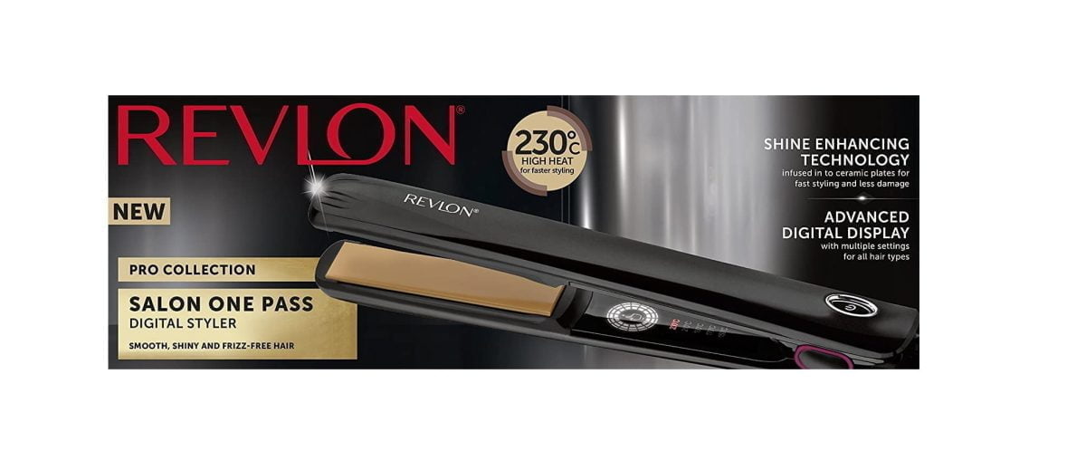 813Ujjljchl. Ac Sl1500 Revlon &Lt;H1&Gt;Revlon Pro Collection Salon Digital One Pass Styler Black 25Cm&Lt;/H1&Gt; &Lt;Ul&Gt; &Lt;Li&Gt;Tourmaline Ceramic Technology Protects Hair From Over Styling And Boost Shine&Lt;/Li&Gt; &Lt;Li&Gt;Lcd Digital Display With 5 Heat Settings, Temperature Up To 230C For Faster Styling And Optimal Results&Lt;/Li&Gt; &Lt;Li&Gt;Audible Heat Indicator, Auto Shut-Off And Locking Switch&Lt;/Li&Gt; &Lt;Li&Gt;Rounded, Floating Plates For Snag-Free Straight, Curls Or Waves&Lt;/Li&Gt; &Lt;Li&Gt;Smooth, Shiny Hair In One Pass&Lt;/Li&Gt; &Lt;/Ul&Gt; Revlon Hair Styler Revlon Pro Collection Salon Digital One Pass Styler Black 25Cm