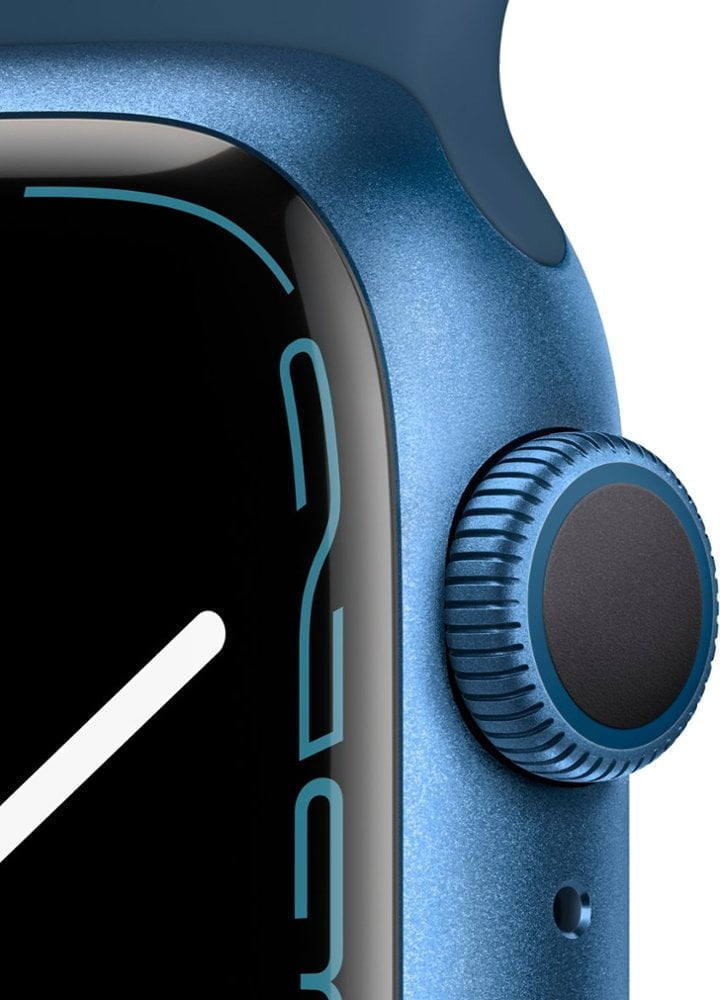 6215935Cv12D 1.Jpgmaxheight1000Maxwidth1000 1 Apple &Lt;H1&Gt;Apple Watch Series 7 (Gps) 41Mm Blue Aluminum Case With Abyss Blue Sport Band - Blue&Lt;/H1&Gt; &Lt;Div Class=&Quot;Long-Description-Container Body-Copy &Quot;&Gt; &Lt;Div Class=&Quot;Html-Fragment&Quot;&Gt; &Lt;Div&Gt; &Lt;Div&Gt; &Lt;H2&Gt;Model : Mkn13&Lt;/H2&Gt; &Lt;/Div&Gt; &Lt;Div&Gt;The Largest, Most Advanced Always-On Retina Display Yet Makes Everything You Do With Your Apple Watch Series 7 Bigger And Better. Series 7 Is The Most Durable Apple Watch Ever Built, With An Even More Crack-Resistant Front Crystal. Advanced Features Let You Measure Your Blood Oxygen Level,¹ Take An Ecg Anytime,² And Access Mindfulness And Sleep Tracking Apps. You Can Also Track Dozens Of Workouts, Including New Tai Chi And Pilates.&Lt;/Div&Gt; &Lt;/Div&Gt; &Lt;/Div&Gt; &Lt;/Div&Gt; Apple Watch Series Apple Watch Series 7 (Gps) 41Mm Blue Aluminum Case With Abyss Blue Sport Band - Blue