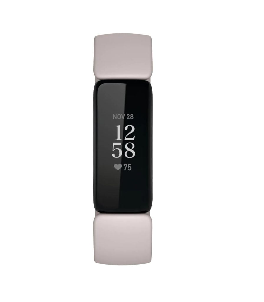 fitbit inspire 2 fitness tracker lunar white