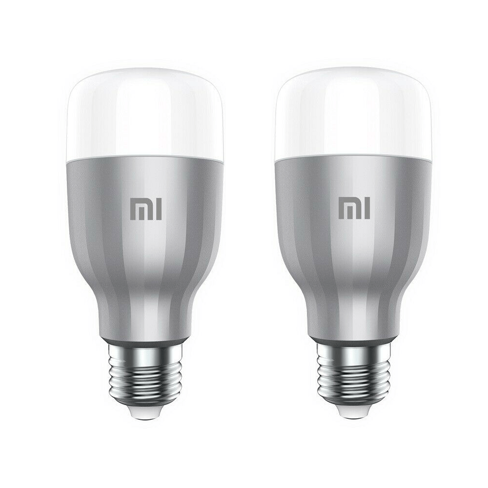 Pn100980 1 Xiaomi &Lt;H1&Gt;Xiaomi Smart Led Bulb White And Color 2-Pack E27&Lt;/H1&Gt; The &Lt;Strong&Gt;Xiaomi Mi Led Smart Bulba Rgb&Lt;/Strong&Gt; Are Designed To Be Able To Adapt It To What You Need At Any Time. This Model Gives You A&Lt;Strong&Gt; Choice Of 16 Million Colors&Lt;/Strong&Gt;, You Can Set Your Environment According To Your Mood And Plans. It Will Give You A Colour For Every Situation, With Its Capacity To Change Colour, From Being Able To Give You A More Passionate Atmosphere To Having The Maximum Of Luminosity, You Have A Whole Range Of Colours And Tones To Be Able To Adapt The Room To Every Moment. In Addition, Thanks To Your App Xiaomi Home, You Can Make Color Combinations And Save Them So You Can Use Them At Any Time And In Any Place. It'S Spectacular! Works With Alexa, Google Assistant And Apple Homekit Smart Bulb Xiaomi Smart Led Bulb White And Color 2-Pack E27