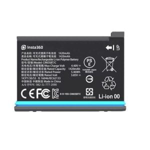 Sdgsfgd 2 Medium &Lt;H1&Gt;&Lt;Strong&Gt;Insta360 1420Mah Battery For One X2&Lt;/Strong&Gt;&Lt;/H1&Gt; The &Lt;Strong&Gt;Insta360 1420Mah Battery For One X2&Lt;/Strong&Gt; Is Designed As A Lower-Capacity Backup Battery For The Insta360 One X2 Camera. It Provides A Slightly Lower Runtime Than The Replacement 1630Mah Model And Also Recharges Quicker. It Charges In About 73 To 80 Minutes Depending On Room Temperature Using The Optional Insta360 Fast Charge Hub For One X2. Insta 360 Battery Insta360 1420Mah Battery For One X2