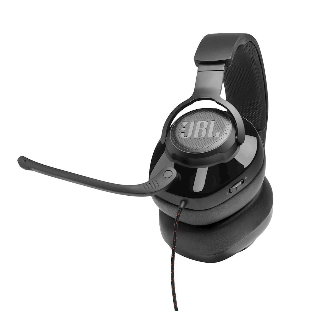 6408548Cv15D Jbl &Lt;H1&Gt;Jbl Quantum 300 Wired Stereo Gaming Headset For Pc- Black&Lt;/H1&Gt; Https://Www.youtube.com/Watch?V=Rqhjefasdky Enjoy Crisp Clear Audio With This Jbl Quantum Wired Gaming Headset. The Pu Leather-Wrapped Memory Foam Construction Provides Comfort Over Long Usage, While The 3.5Mm Input Cable Connects To Most Devices. This Jbl Quantum Wired Gaming Headset Features A Directional Microphone With Echo Cancellation Technology To Distinguish Background Noise For Clear In-Game Communication. Jbl Quantum Jbl Quantum 300 Wired Stereo Gaming Headset For Pc- Black