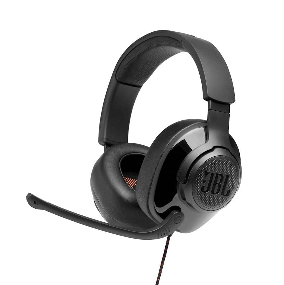 6408548Ld Jbl &Amp;Lt;H1&Amp;Gt;Jbl Quantum 300 Wired Stereo Gaming Headset For Pc- Black&Amp;Lt;/H1&Amp;Gt; Https://Www.youtube.com/Watch?V=Rqhjefasdky Enjoy Crisp Clear Audio With This Jbl Quantum Wired Gaming Headset. The Pu Leather-Wrapped Memory Foam Construction Provides Comfort Over Long Usage, While The 3.5Mm Input Cable Connects To Most Devices. This Jbl Quantum Wired Gaming Headset Features A Directional Microphone With Echo Cancellation Technology To Distinguish Background Noise For Clear In-Game Communication. Jbl Quantum Jbl Quantum 300 Wired Stereo Gaming Headset For Pc- Black