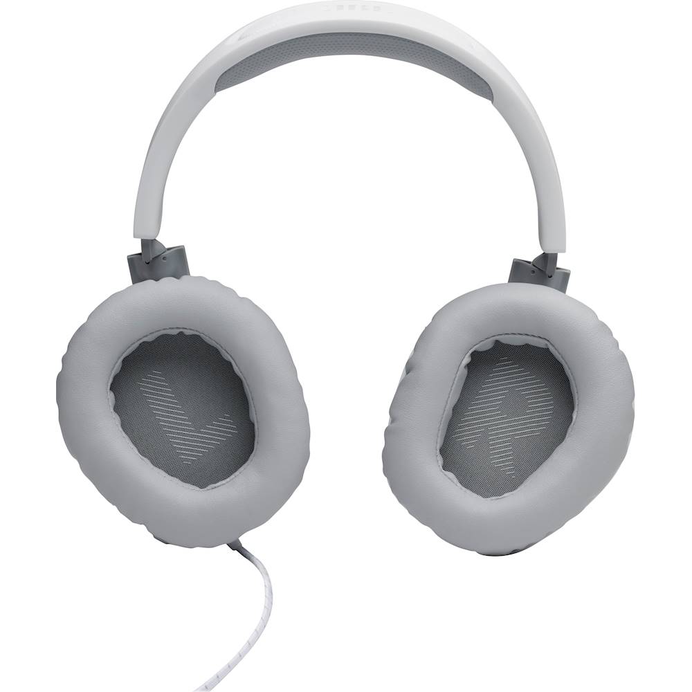 6408560Cv16D Jbl &Lt;H1 Class=&Quot;Heading-5 V-Fw-Regular&Quot;&Gt;Jbl Quantum 100 Surround Sound Gaming Headset For Pc - White&Lt;/H1&Gt; Https://Www.youtube.com/Watch?V=Igcsbtreq3S Plan Your Team Strategy With This White Jbl Quantum 100 Wired Over-Ear Gaming Headset. The Detachable Directional Boom Microphone Delivers Clear Commands, While Jbl Quantumsound Signature Technology Provides Next-Level Audio Clarity. This Jbl Quantum 100 Wired Over-Ear Gaming Headset Features Memory Foam Ear Cushions For Plush Comfort During Drawn-Out Battles. Jbl Quantum Jbl Quantum 100 Surround Sound Gaming Headset For Pc - White
