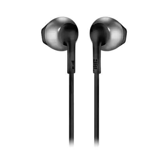 T205Bt Back Spacegrey Jbl &Lt;H1&Gt;Jbl Tune 205 Bluetooth Wireless Earbud Headphones-Black&Lt;/H1&Gt; Introducing Jbl Tune 205Bt Wireless Earbud Headphones With Jbl Pure Bass Sound. Thanks To The 6-Hour (Max) Battery Life They Can Wirelessly Stream Jbl Pure Bass Sound And Provide Hands-Free Call Management. Inside The Premium Housing Is A Pair Of 12.5 Mm Drivers Which Will Punch Out Some Serious Bass, While The Soft, Ergonomically Shaped Earbuds Ensure The Listening Experience Remains Comfortable For Long-Listening Hours. In Addition, A Single-Button Remote Lets You Control Music Playback, As Well As Answer Calls On The Fly With The Built-In Microphone, Making The Jbl Tune 205Bt Your Everyday Companion For Work, At Home And On The Go. Jbl Bluetooth Jbl Tune 205 Bluetooth Wireless Earbud Headphones-Black