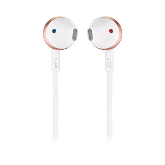 T205Bt Front Copper Jbl &Lt;H1&Gt;Jbl Tune 205 Bluetooth Wireless Earbud Headphones-Rose Gold&Lt;/H1&Gt; Introducing Jbl Tune 205Bt Wireless Earbud Headphones With Jbl Pure Bass Sound. Thanks To The 6-Hour (Max) Battery Life They Can Wirelessly Stream Jbl Pure Bass Sound And Provide Hands-Free Call Management. Inside The Premium Housing Is A Pair Of 12.5 Mm Drivers Which Will Punch Out Some Serious Bass, While The Soft, Ergonomically Shaped Earbuds Ensure The Listening Experience Remains Comfortable For Long-Listening Hours. In Addition, A Single-Button Remote Lets You Control Music Playback, As Well As Answer Calls On The Fly With The Built-In Microphone, Making The Jbl Tune 205Bt Your Everyday Companion For Work, At Home And On The Go. Jbl Bluetooth Jbl Tune 205 Bluetooth Wireless Earbud Headphones-Rose Gold