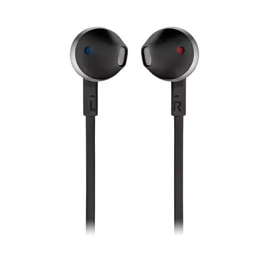 T205Bt Front Spacegrey Jbl &Lt;H1&Gt;Jbl Tune 205 Bluetooth Wireless Earbud Headphones-Black&Lt;/H1&Gt; Introducing Jbl Tune 205Bt Wireless Earbud Headphones With Jbl Pure Bass Sound. Thanks To The 6-Hour (Max) Battery Life They Can Wirelessly Stream Jbl Pure Bass Sound And Provide Hands-Free Call Management. Inside The Premium Housing Is A Pair Of 12.5 Mm Drivers Which Will Punch Out Some Serious Bass, While The Soft, Ergonomically Shaped Earbuds Ensure The Listening Experience Remains Comfortable For Long-Listening Hours. In Addition, A Single-Button Remote Lets You Control Music Playback, As Well As Answer Calls On The Fly With The Built-In Microphone, Making The Jbl Tune 205Bt Your Everyday Companion For Work, At Home And On The Go. Jbl Bluetooth Jbl Tune 205 Bluetooth Wireless Earbud Headphones-Black