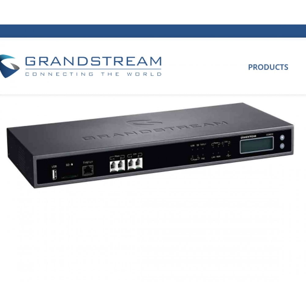 Ucm6510 Grandstream &Amp;Lt;H1 Class=&Amp;Quot;Title Page-Title&Amp;Quot;&Amp;Gt;Grandstream Ucm6510&Amp;Lt;/H1&Amp;Gt;
The Ucm6510 Creates An Easily Manageable On Premise Anchor To Your Communications Network. This Enterprise-Grade Ip Pbx Comes Equipped With A Suite Of Advanced Call Handling And Network Data Features, All With No Licensing And No Fees. Its Scalability Offers Deployments That Can Support Up To 2000 Users, And It Supports E1, T1 And J1. The Ucm6510 Series Allows Businesses To Unify Multiple Communication Technologies, Such As Voice, Video, Surveillance, Data Tools, And Facilities Access Management Into One Common Platform That Can Be Managed And Accessed Remotely. With Features Such As Customizable Call-Routing, Multi-Level Ivrs, Call Queues, Auto-Attendant, Call Detail Records, Multi-Site Peering, Sip Video Support, Voicemail/Fax Forwarding To Email And More, The Ucm6510 Delivers Complete Unified Communications. Featuressupports Up To 2000 Sip Endpoint Registrations, Up To 200 Concurrent Calls And Up To 64 Conference Attendees 1Ghz Quad-Core Cortex A9 Processor 1Gb Ddr3 Ram, 32Gb Flash 1 Integrated T1/E1/J1 Interface, 2Pstn Trunk Fxo Ports, 2 Analog Telephone/Fax Fxs Ports With Lifeline Capability Gigabit Network Ports With Integrates Poe, Usb, Sd Card, Integrated Nat Router Comprehensive Security Protection Using Srtp, Tls And Https With Hardware Encryption Accelerator Quickly Setup And Provision Grandstream Endpoints Using The Auto-Discovery And Zero Config Feature Within The Product?S Web User Interface Grandstream Ucm6510 Grandstream Ucm6510