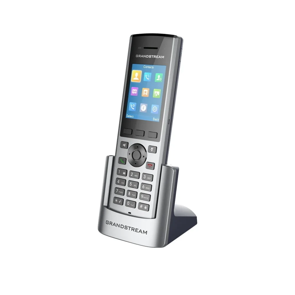 Dp730 Front Web 1000X1000 1 Grandstream &Amp;Lt;H1 Class=&Amp;Quot;Title Page-Title&Amp;Quot;&Amp;Gt;Grandstream Dp730&Amp;Lt;/H1&Amp;Gt; The Dp730 Is A Dect Cordless Ip Phone That Allows Users To Mobilize Their Voip Network Throughout Any Business, Warehouse, Retail Store And Residential Environment. It Is Supported By Grandstream?S Dp750 And Dp752 Dect Voip Base Stations And Delivers A Combination Of Mobility And Top-Notch Telephony Performance. Up To Five Dp730 Handsets Are Supported On Each Base Station While Each Dp730 Supports A Range Of Up To 400 Meters Outdoors (With Dp752) And 50 Meters Indoors Along With 40 Hours Of Talk Time And 500-Hour Standby Time. It Touts A Suite Of Robust Telephony Features Including Support For Up To 10 Sip Accounts Per Handset, Full Hd Audio, 2.4 Inch Color Display, A 3.5Mm Headset Jack, Push-To-Talk, A Speakerphone And More. When Paired With Grandstream?S Dect Base Stations, The Dp730 Is A High-End Handset That Offers A Powerful Cordless Dect Solution For Any Business Or Residential User. Grandstream Dp722 Grandstream Dp730