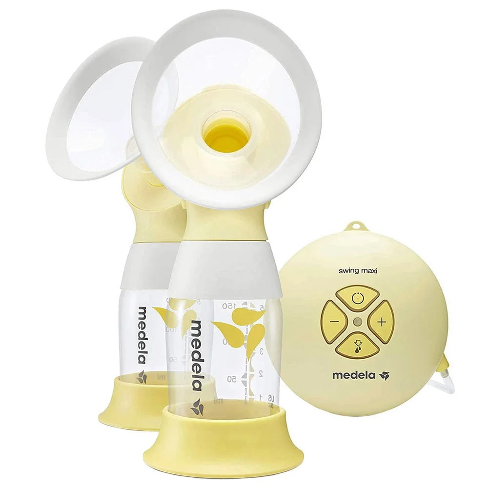 Mmzt 101033841 Medela Swing Maxi Flex Breast Pump 1601961294 Medela &Amp;Lt;H1 Class=&Amp;Quot;Mtop0&Amp;Quot;&Amp;Gt;Medela - Swing Maxi Flex Double Electric Breast Pump&Amp;Lt;/H1&Amp;Gt; Https://Www.youtube.com/Watch?V=6Jgwy593Of4 The Breast Pump Includes A Soft-Touch, Ergonomic Swivel Handle - To Utilise Our Research-Based, Patented 2-Phase Expression Technology. Through Research, Medela Has Learned That There Are Two Distinct Phases Of How Babies Breastfeed. The First Phase, Known As The Stimulation Phase Is When The Baby First Goes To The Breast And Sucks Fast To Initiate The Milk Flow. The Second Phase Of Expression Occurs After Milk Flow Or Let-Down Begins. During This Phase, The Baby Breastfeeds At A Slower Suck Rate For Continued Milk Flow. At Medela, We Integrated This Natural Sucking Behaviour Into Our Breast Pumps To Create Harmony The First Manual Breast Pump To Offer 2-Phase Expression Technology. Harmony'S Single Vacuum Manual Settings Are Easy To Adjust, Making The Pumping Experience Convenient And More Comfortable. Mothers Have The Flexibility To Switch Between The Modes By Adjusting The Handle. This Is The Key To Efficient Breast Pumping And A Major Reason Why Medela Is The Leading Breast Pump Recommended By Doctors For New Mothers. Mothers Can Significantly Reduce The Time Taken To Express Because The Milk Flows Faster And More Easily. &Amp;Lt;Pre&Amp;Gt;&Amp;Lt;B&Amp;Gt;We Also Provide International Wholesale And Retail Shipping To All Gcc Countries: Saudi Arabia, Qatar, Oman, Kuwait, Bahrain. Warranty: Pump - 1 Year, Battery - 6 Months&Amp;Lt;/B&Amp;Gt;&Amp;Lt;/Pre&Amp;Gt; Breast Pump Medela Swing Maxi Flex Double Electric Breast Pump