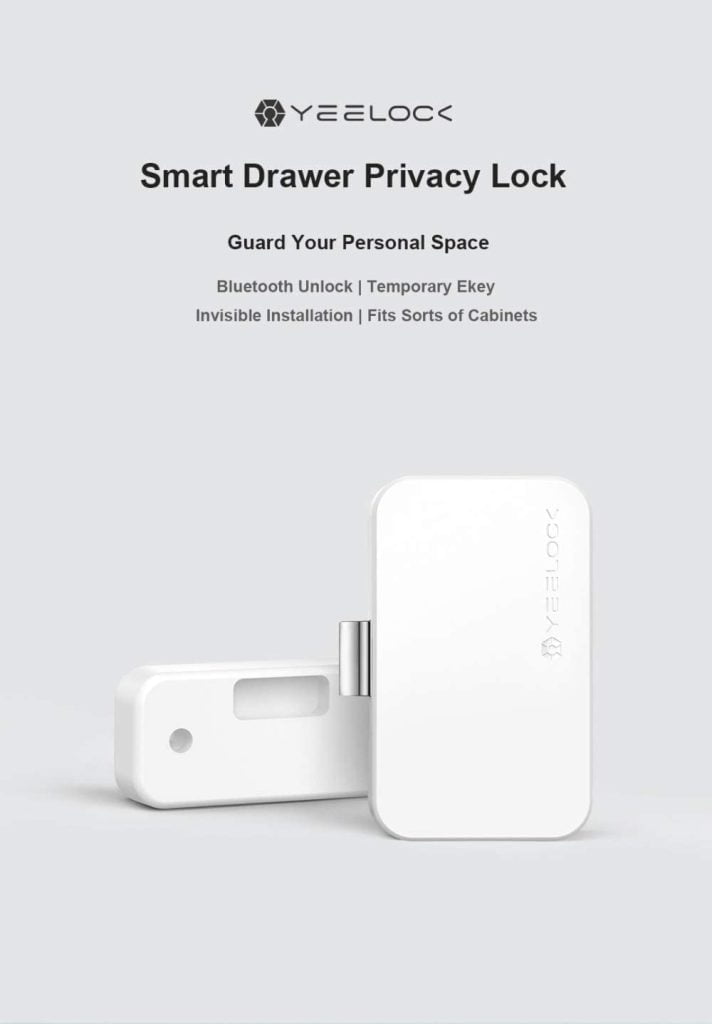 51Vkbwsqb3L. Ac Sl1439 Xiaomi &Lt;H1&Gt;Yeelock Smart Drawer Cabinet Lock Bluetooth&Lt;/H1&Gt; Https://Www.youtube.com/Watch?V=846Rm9L4Pn8 Your Phone Is The Key. After Linking Your Account, You Will Never Have To Worry About Losing Keys. It Can Be Opened Via &Lt;Strong&Gt;Bluetooth Connection&Lt;/Strong&Gt; Easily. Use The Mobile App For 0.1 Second Quick Unlock &Lt;Strong&Gt;At A Distance Of 10 Meters&Lt;/Strong&Gt;. &Lt;Strong&Gt;Package Included:&Lt;/Strong&Gt; 1 X Smart Cabinet Lock Set Smart Lock Yeelock Smart Drawer Cabinet Lock Bluetooth