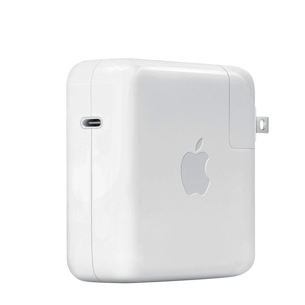 Apple - 67W USB-C Power Adapter for 13-inch MacBook Pro (2016 and later) or 14-inch MacBook Pro - White