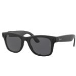 Ray Ban Stories Wayfarer Smart Glasses 53mm Matte Black/Dark Grey