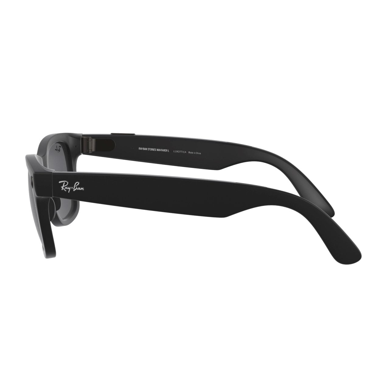 Ray Ban Stories Wayfarer Smart Glasses 53Mm Matte Black / Dark Gray
