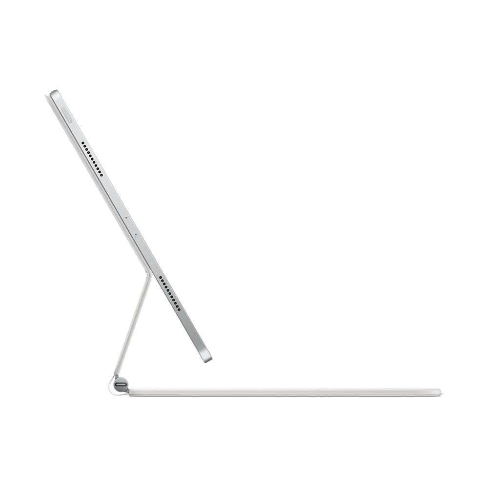 Mjql3 Av1 Apple &Lt;H1 Class=&Quot;Heading-5 V-Fw-Regular&Quot;&Gt;Apple Magic Keyboard For 12.9-Inch Ipad Pro (3Rd, 4Th, Or 5Th Generation) - White (Arabic)&Lt;/H1&Gt; Https://Www.youtube.com/Watch?V=Amnjrzn3G7C The Magic Keyboard Is The Perfect Companion For Ipad Pro, Now Available In Two Colors. It Features A Comfortable, Responsive Typing Experience, A Trackpad That Opens Up New Ways To Work, A Usb-C Port For Charging, Backlit Keys, And Front And Back Protection. With A Floating Cantilever Design, Ipad Pro Attaches Magnetically And Allows You To Smoothly Adjust To The Perfect Viewing Angle. Arabic Keyboard ***Only Keyboard, Ipad Sold Separately *** Apple Magic Keyboard Apple Magic Keyboard White For 12.9-Inch Ipad Pro (Arabic)