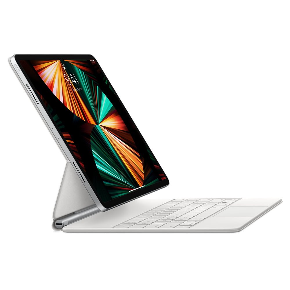 Mjql3 Av2 Apple &Lt;H1 Class=&Quot;Heading-5 V-Fw-Regular&Quot;&Gt;Apple Magic Keyboard For 12.9-Inch Ipad Pro (3Rd, 4Th, Or 5Th Generation) - White (Arabic)&Lt;/H1&Gt; Https://Www.youtube.com/Watch?V=Amnjrzn3G7C The Magic Keyboard Is The Perfect Companion For Ipad Pro, Now Available In Two Colors. It Features A Comfortable, Responsive Typing Experience, A Trackpad That Opens Up New Ways To Work, A Usb-C Port For Charging, Backlit Keys, And Front And Back Protection. With A Floating Cantilever Design, Ipad Pro Attaches Magnetically And Allows You To Smoothly Adjust To The Perfect Viewing Angle. Arabic Keyboard ***Only Keyboard, Ipad Sold Separately *** Apple Magic Keyboard Apple Magic Keyboard White For 12.9-Inch Ipad Pro (Arabic)