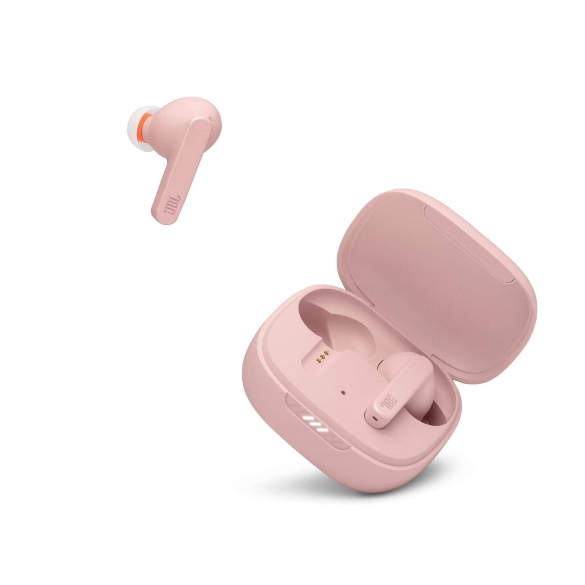 61B5Vr5Hw9L. Ac Sl1500 Jbl &Lt;H1&Gt;Jbl Live Pro Plus True Wireless Noise Cancelling Earbuds-Pink&Lt;/H1&Gt; Https://Www.youtube.com/Watch?V=Oan6Moxjv58 &Nbsp; The Best Audio Solution Not Matter The Device, Jbl Live Pro+ Tws Delivers An Immersive True Wireless Experience With Incredible Jbl Signature Sound. Let Smart Ambient Connect You To Your Environment, Or Focus On The Music With Adaptive Noise Cancelling. Then Switch Easily From Tunes To Group Calls With 4 Mics (2 Beamforming Mics Per Side) To Capture Your Voice With The Feeling Of Face-To-Face Conversation And A Third Mic For Environmental Noise Reduction. All Commands Are On The Earbuds, So You Can Manage Music And Calls With Your Finger Only. Jbl Earbuds Jbl Live Pro Plus Noise Cancelling Earbuds-Pink