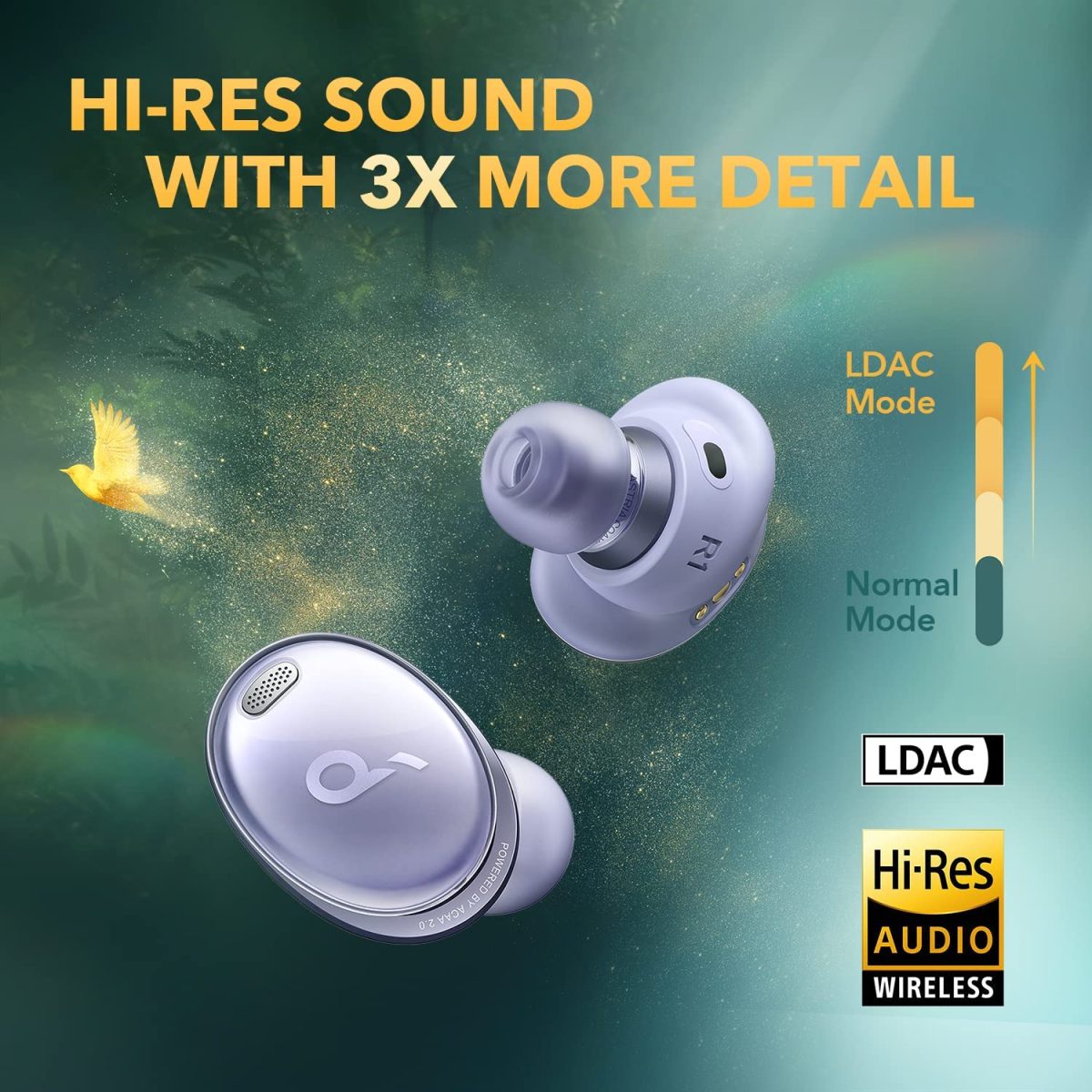 71Fgtmpliel. Ac Sl1500 Soundcore &Lt;H1 Id=&Quot;Title&Quot; Class=&Quot;A-Size-Large A-Spacing-None&Quot;&Gt;Anker Soundcore Liberty Air 3 Pro True Wireless Earbuds - Dusk Purple&Lt;/H1&Gt; Https://Www.youtube.com/Watch?V=Bguj4K07Ruy &Lt;Ul&Gt; &Lt;Li&Gt;&Lt;B&Gt;Acaa 2.0:  &Lt;/B&Gt;Our Exclusive Coaxial Dual Driver Technology Delivers High And Low Frequency Sound Directly To Your Ear Without Interference. Its Wide Soundstage Is Detailed And Spacious, Bass Has A Deep Punch, Mids Are Luscious, And Treble Sparkles.&Lt;/Li&Gt; &Lt;Li&Gt;&Lt;B&Gt;Personalized Noise Cancelling:  &Lt;/B&Gt;Standard Noise Cancelling Only Adjusts Noise Based On Data. Hearid Anc Analyzes Your Ears And Level Of In-Ear Pressure To Create A Tailored Profile That Optimizes Noise Reduction And Reduces External Sound To Suit Your Ears.&Lt;/Li&Gt; &Lt;Li&Gt;&Lt;B&Gt;Fusion Comfort Fit:  &Lt;/B&Gt;Liberty 3 Pro’s Earbuds Have A Triple-Point Ergonomic Shape And Built-In Ear Pressure Relief For All-Day Comfort. 4 Sizes Of Liquid Silicone Ear Tips And Flexible Ear Wings Ensure You Get A Strong Seal And Secure Grip.&Lt;/Li&Gt; &Lt;Li&Gt;&Lt;B&Gt;Up To 32 Hours Of Playtime:  &Lt;/B&Gt;Enjoy Up To 8 Hours Of Music From A Single Charge, Plus Get 3 Full Charges From The Compact Charging Case To Extend The Playtime Even Further. Recharge The Case Via Usb-C Cable Or Wireless Charger.&Lt;/Li&Gt; &Lt;/Ul&Gt; &Lt;Pre&Gt;Warranty: Anker Product Warranty&Lt;/Pre&Gt; &Lt;Pre&Gt;&Lt;B&Gt;We Also Provide International Wholesale And Retail Shipping To All Gcc Countries: Saudi Arabia, Qatar, Oman, Kuwait, Bahrain.&Lt;/B&Gt;&Lt;/Pre&Gt; Earbuds Anker Soundcore Liberty Air 3 Pro True Wireless Earbuds - Dusk Purple