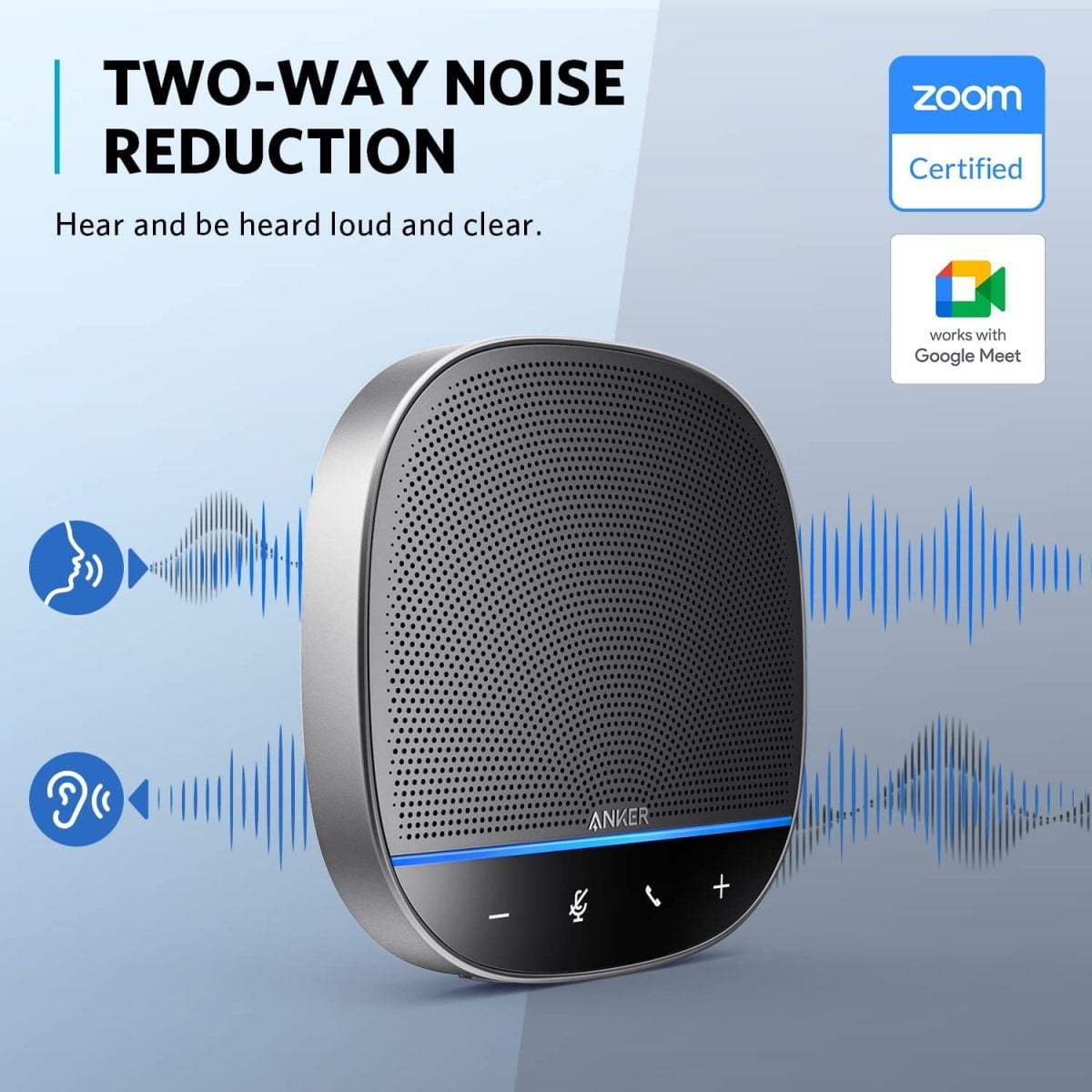 71Egmzbwwol. Ac Sl1500 Anker &Lt;H1&Gt;Anker Powerconf S500 Speakerphone&Lt;/H1&Gt; Https://Www.youtube.com/Watch?V=Sycc9Ymn27K &Lt;Ul Class=&Quot;A-Unordered-List A-Vertical A-Spacing-Mini&Quot;&Gt; &Lt;Li&Gt;&Lt;Span Class=&Quot;A-List-Item&Quot;&Gt;Voiceradar Technology: Powerconf S500 Speakerphone Automatically Focuses On Voice Sources In The Room While Eliminating Unwanted Noise. Speech Is Delivered Without Any Of The Echos And Distractions Of A Hectic Meeting Room.&Lt;/Span&Gt;&Lt;/Li&Gt; &Lt;Li&Gt;&Lt;Span Class=&Quot;A-List-Item&Quot;&Gt;Sensitive Voice Pickup: 4 Microphones With 32Khz Sampling Rate Transmit Your Voice In Stunning Definition And Clarity. Full Duplex Communication Ensures Clear 2-Way Audio Even When Both Ends Are Speaking Simultaneously.&Lt;/Span&Gt;&Lt;/Li&Gt; &Lt;Li&Gt;&Lt;Span Class=&Quot;A-List-Item&Quot;&Gt;Seamless Experience: Powerconf S500 Has Zoom Rooms Certification And Works With Google Meet To Ensure High-Quality And Reliable Communication Experiences On Third Party Platforms.&Lt;/Span&Gt;&Lt;/Li&Gt; &Lt;Li&Gt;&Lt;Span Class=&Quot;A-List-Item&Quot;&Gt;Hi-Fi Grade Sound: An Acoustically Tuned 1.75-Inch Speaker Delivers Performance That Exceeds The Demands Of Ordinary Speakerphones. Music And Other Audio Is Played In Amazing Quality.&Lt;/Span&Gt;&Lt;/Li&Gt; &Lt;Li&Gt;&Lt;Span Class=&Quot;A-List-Item&Quot;&Gt;Double Your Coverage: A Single Powerconf S500 Delivers Performance For Rooms Of Up To 12 People, And You Can Wirelessly Pair Two Of Them To Increase Coverage For Up To 20 People.&Lt;/Span&Gt;&Lt;/Li&Gt; &Lt;Li&Gt;&Lt;Span Class=&Quot;A-List-Item&Quot;&Gt;Easy To Use: Connect To Plug And Play Via Usb-C, Or Wirelessly Via Bluetooth Or The Included Dongle. No It Knowledge Required.&Lt;/Span&Gt;&Lt;/Li&Gt; &Lt;/Ul&Gt; Speakerphone Anker Powerconf S500 Speakerphone