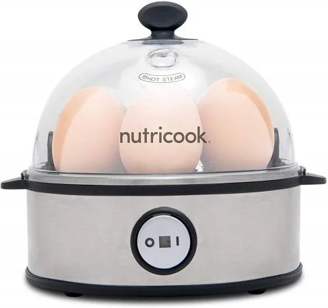 Nutricook Rapid Egg Cooker: 7 Egg Capacity Electric Egg Cooker for