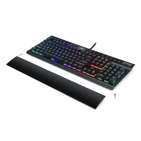 K550 Redragon &Lt;H1 Class=&Quot;Product-Title-H1&Quot;&Gt;Redragon K550 Rgb Yama 131 Key Rgb Gaming Keyboard&Lt;/H1&Gt; &Lt;H2&Gt;&Lt;Span Class=&Quot;A-List-Item&Quot;&Gt;&Lt;Strong&Gt;Features:&Lt;/Strong&Gt;&Lt;/Span&Gt;&Lt;/H2&Gt; &Lt;Span Class=&Quot;A-List-Item&Quot;&Gt;The Ultimate Customizable Mechanical Gaming Keyboard. * 131 Double-Shot Injection Molded Keycaps Rgb Led Backlit Keys For Razor Sharp Lighting That Doesn'T Scratch Off. 100% Anti-Ghosting. * Custom Mechanical Switches Designed For Gaming With Greater Durability And Responsiveness. Mechanical Keys With Medium Resistance, Slightly-Audible, And Tactile Bump Feedback. * Total Of 18 Different Backlight Modes * 12 Programmable Keys For Custom Macros. * 6 Customizable Lighting Modes Where You Pick The Colors For Individual Keys. Perfect, And Defaulted, For Rts, Fps, Or Mmogaming. * 12 Multimedia Controls And Separate Metal Volume Wheel For Video And Music Control. (1 Aa Battery) * Onboard Memory For Storing Macros And Lighting Configurations * User Replaceable Key Switches *  Quick Detachable Wrist Rest * Built Like A Tank. Over-Engineered Metal Casing With Usb Passthrough Port. * For Windows 10, Windows 8, Windows 7, Windows Vista, And Windows Xp.&Lt;/Span&Gt; Gaming Keyboard Redragon K550 Gaming Keyboard